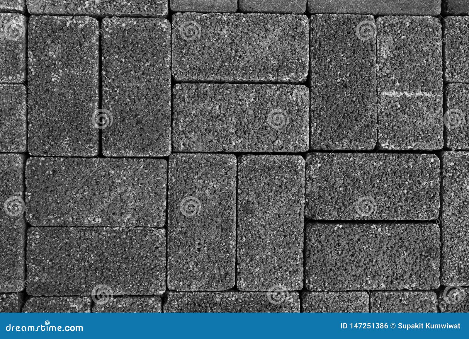 Black Concrete Block Wall Background Texture Stock Photo Image of