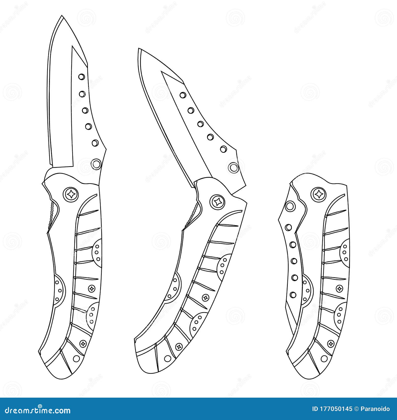 Foldable Or Folding Pocket Knife  Pocketknife Line Art Vector Icon For  Apps And Websites Royalty Free SVG Cliparts Vectors And Stock  Illustration Image 136231550