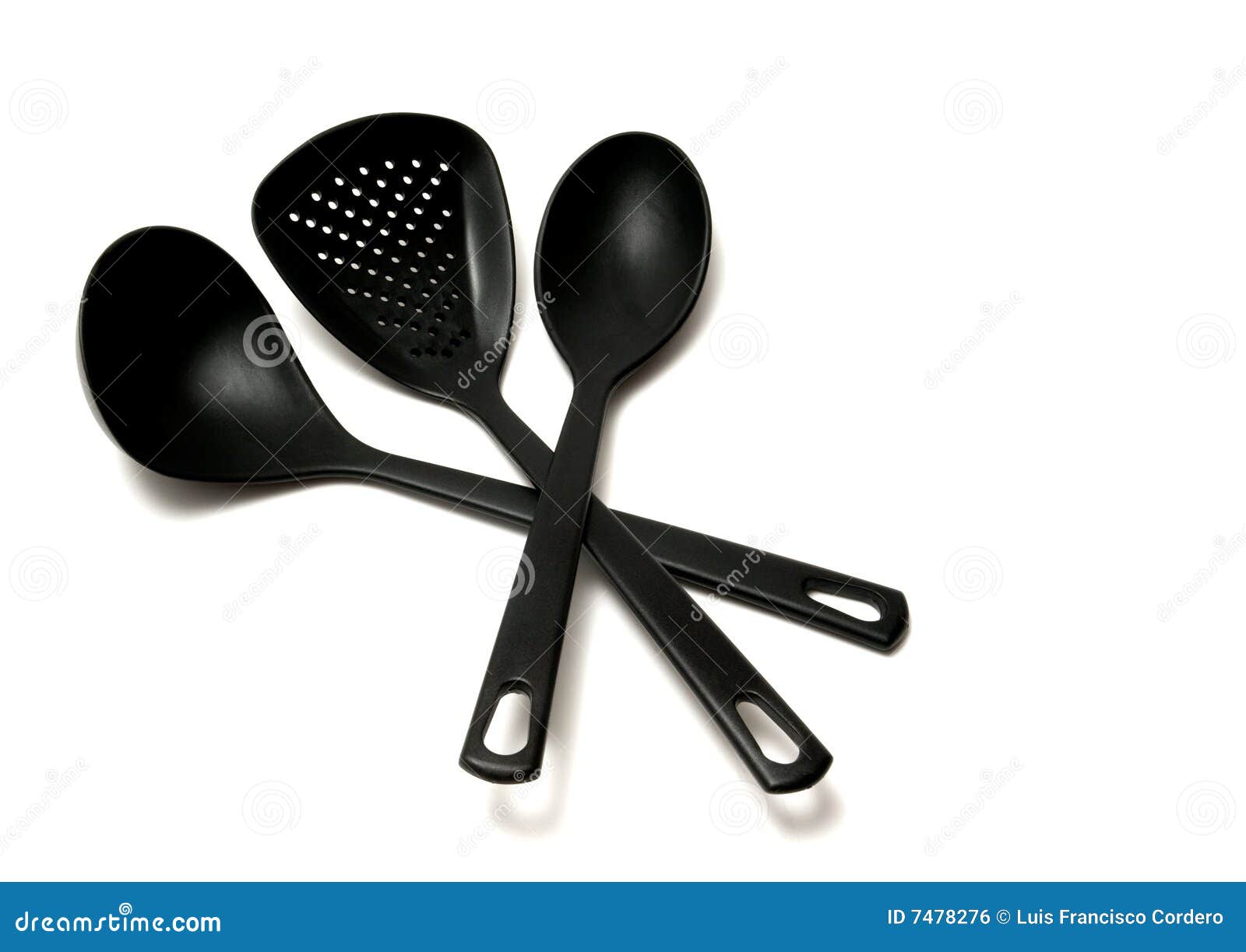Black cooking utensils stock photo. Image of color, close 7478276