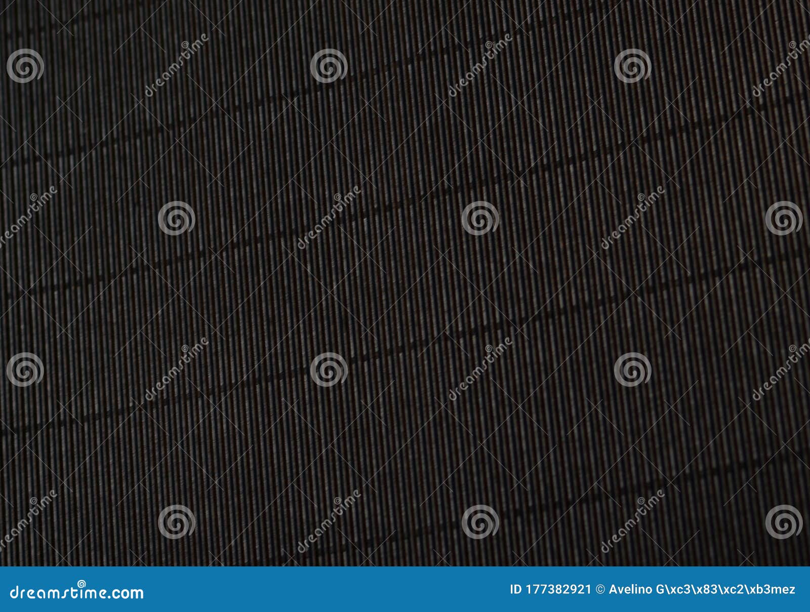 Black Corrugated Cardboard Texture Stock Image