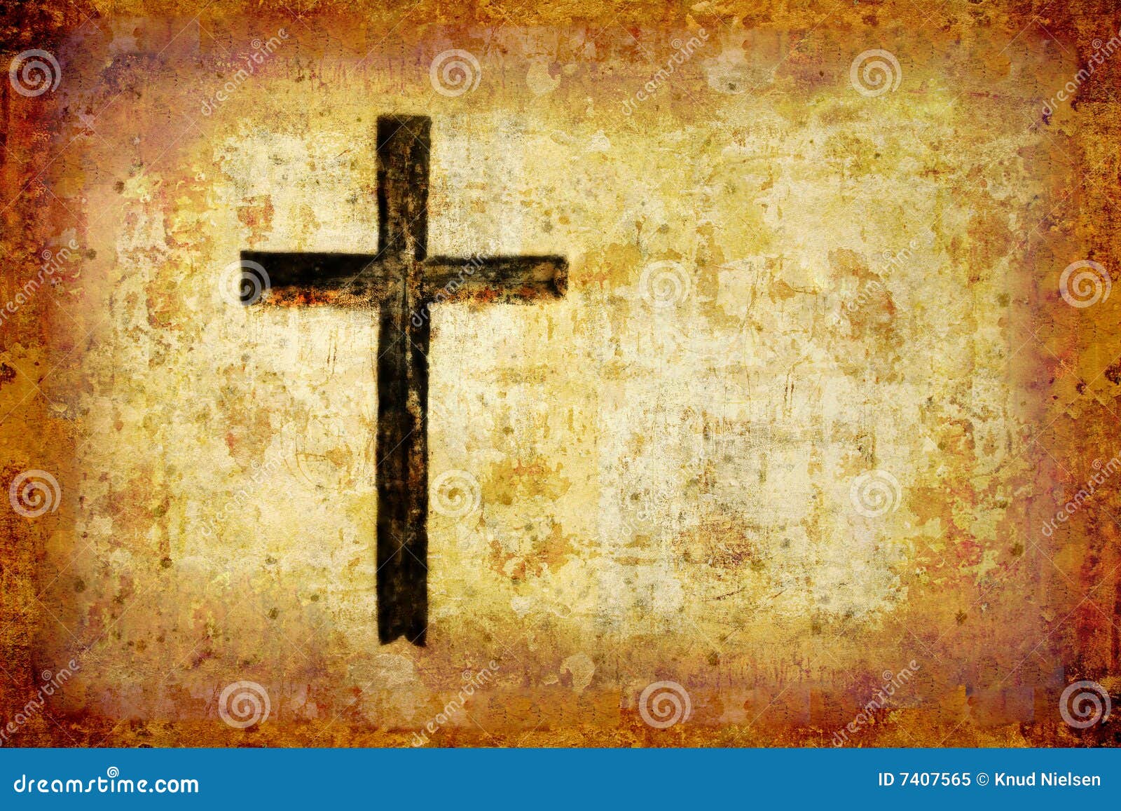 Black cross stock image. Image of christianity, glowing 7407565