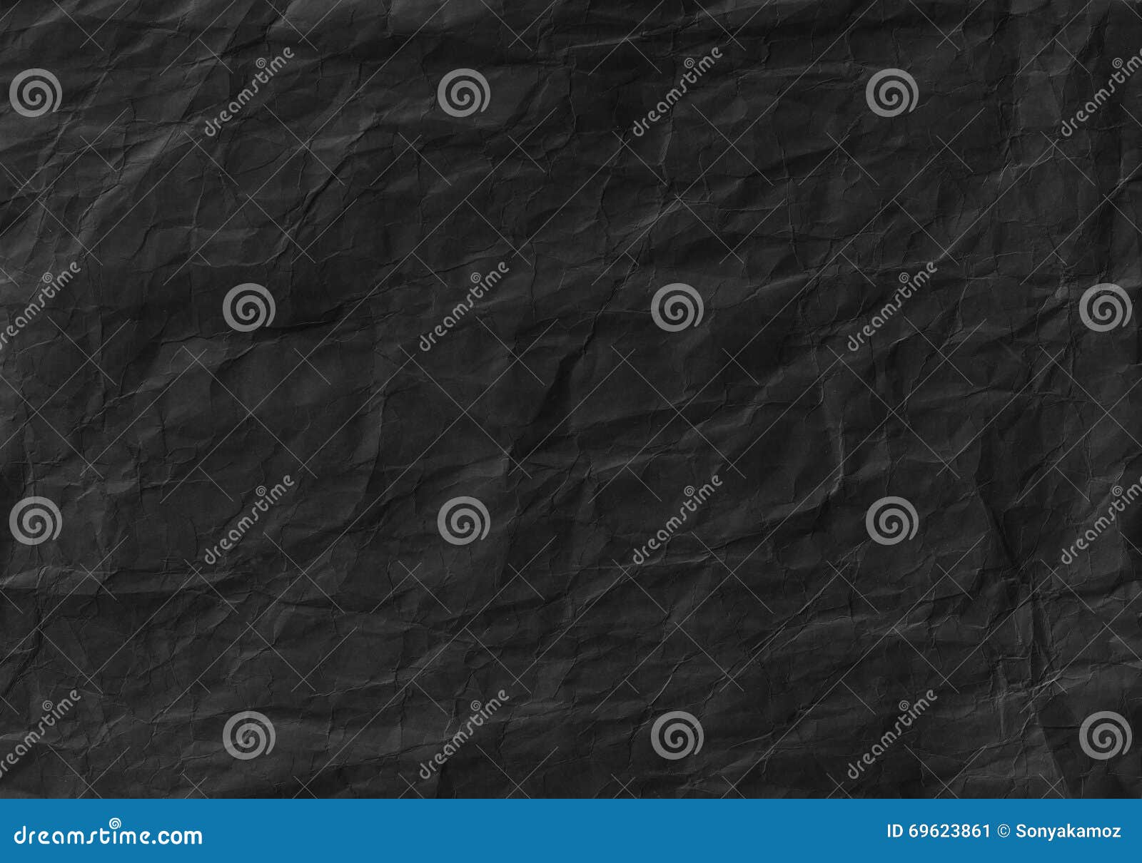 black crumpled paper texture. background and wallpaper