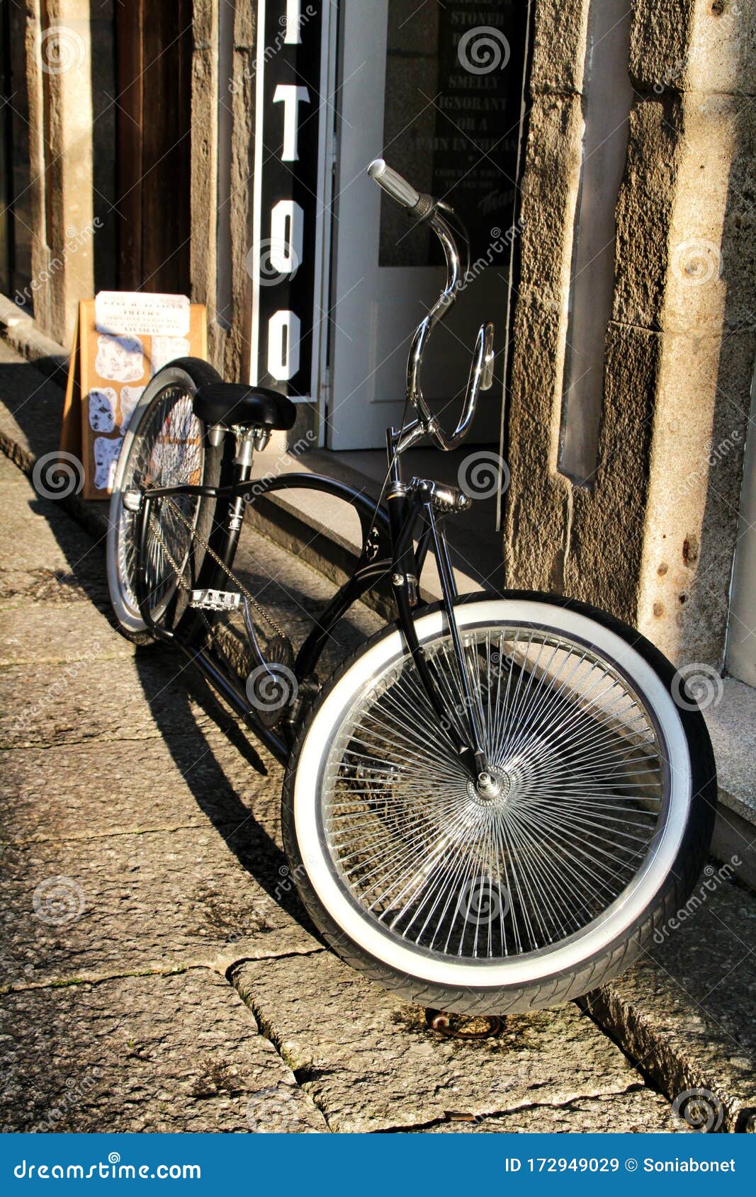 vintage harley bicycle