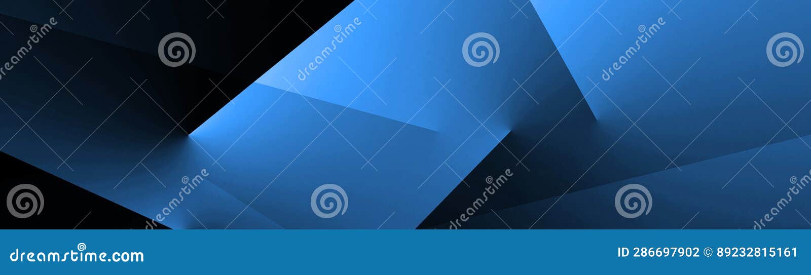 black dark blue abstract background. geometric. line angle triangle polygon. color gradient. 3d. metallic electric light. banner.