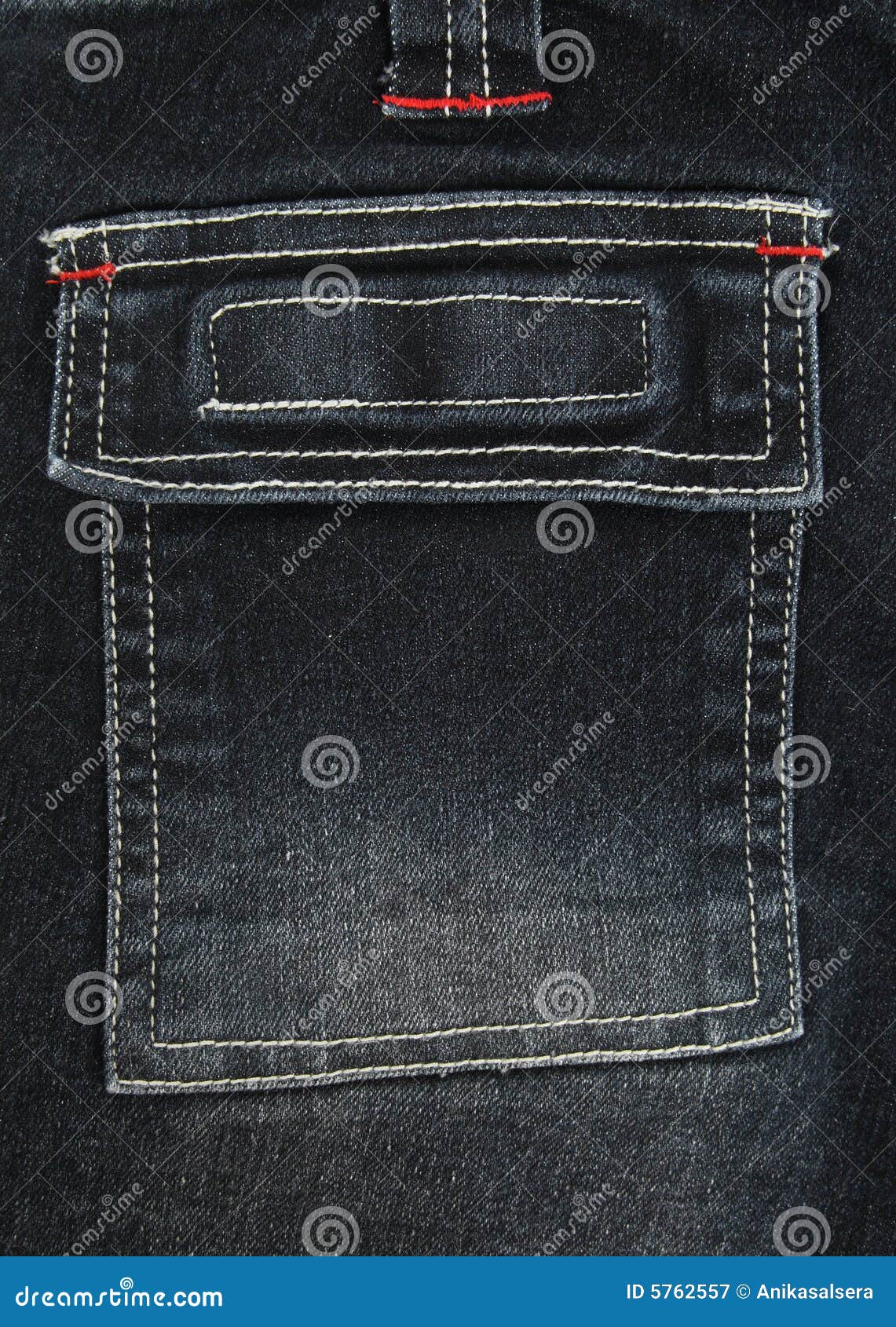 Black denim pocket stock image. Image of stitched, black - 5762557