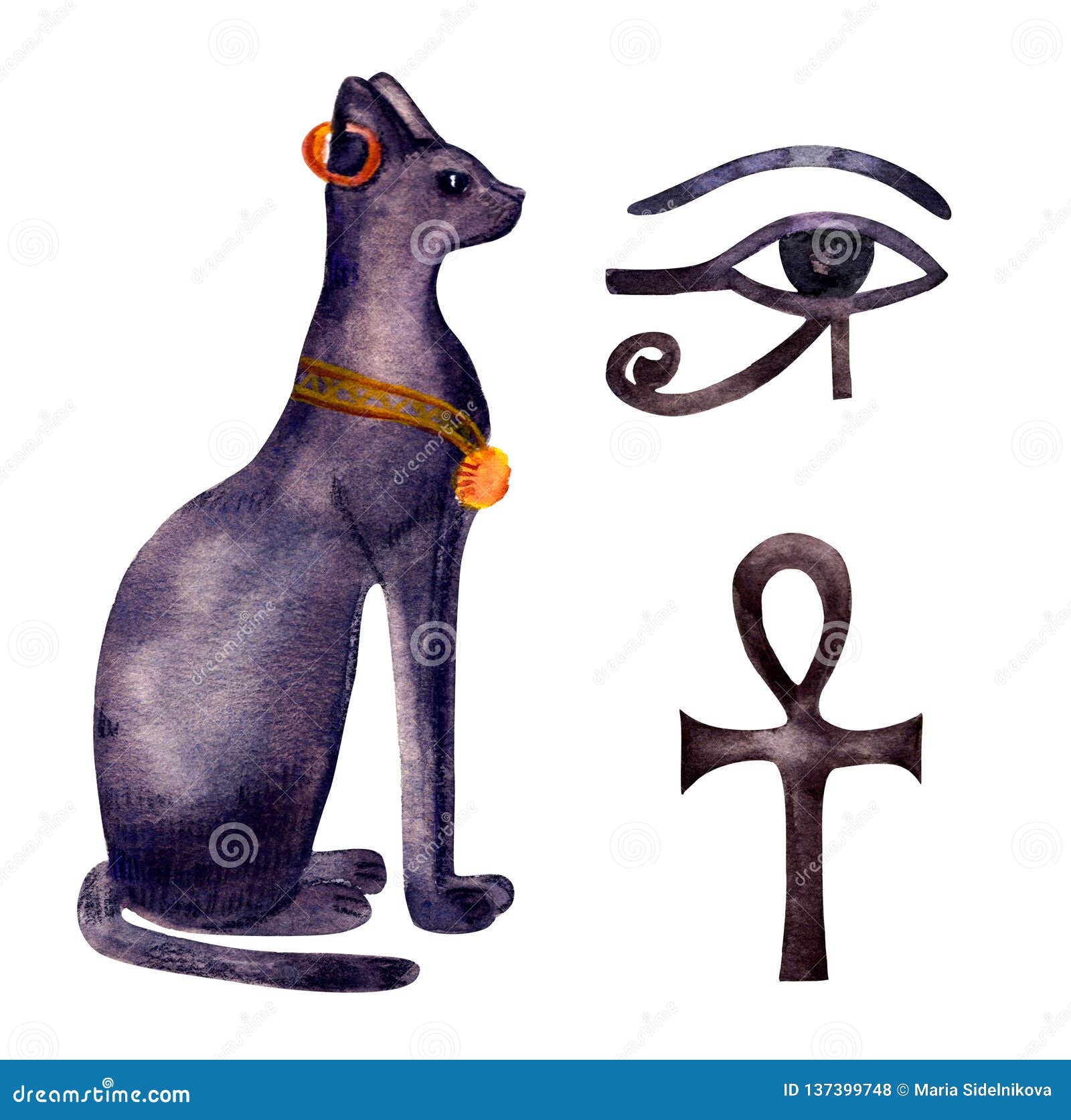 Bast Egyptian Goddess Symbols