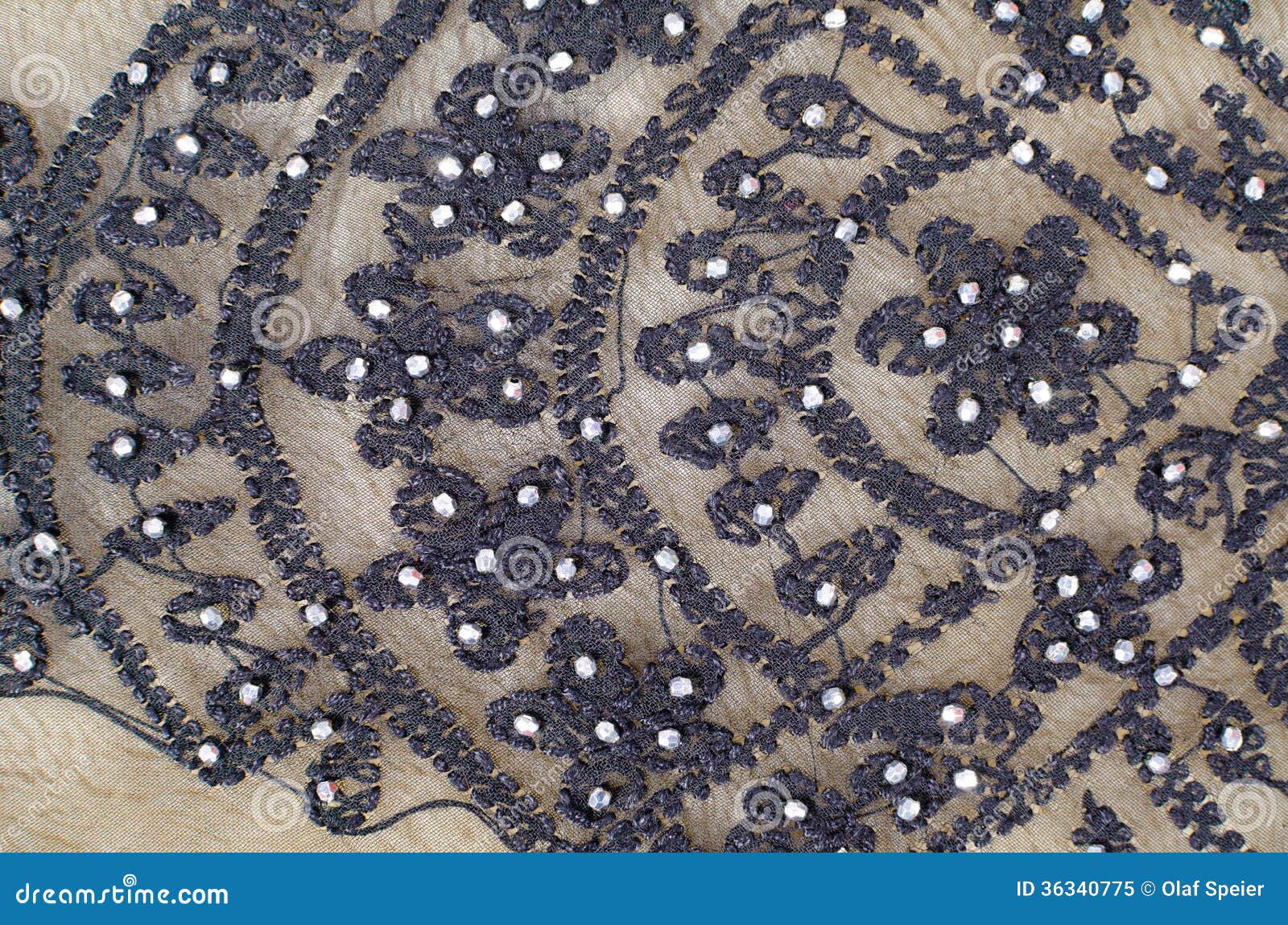Black embroidery stock image. Image of texture, tablecloth 36340775