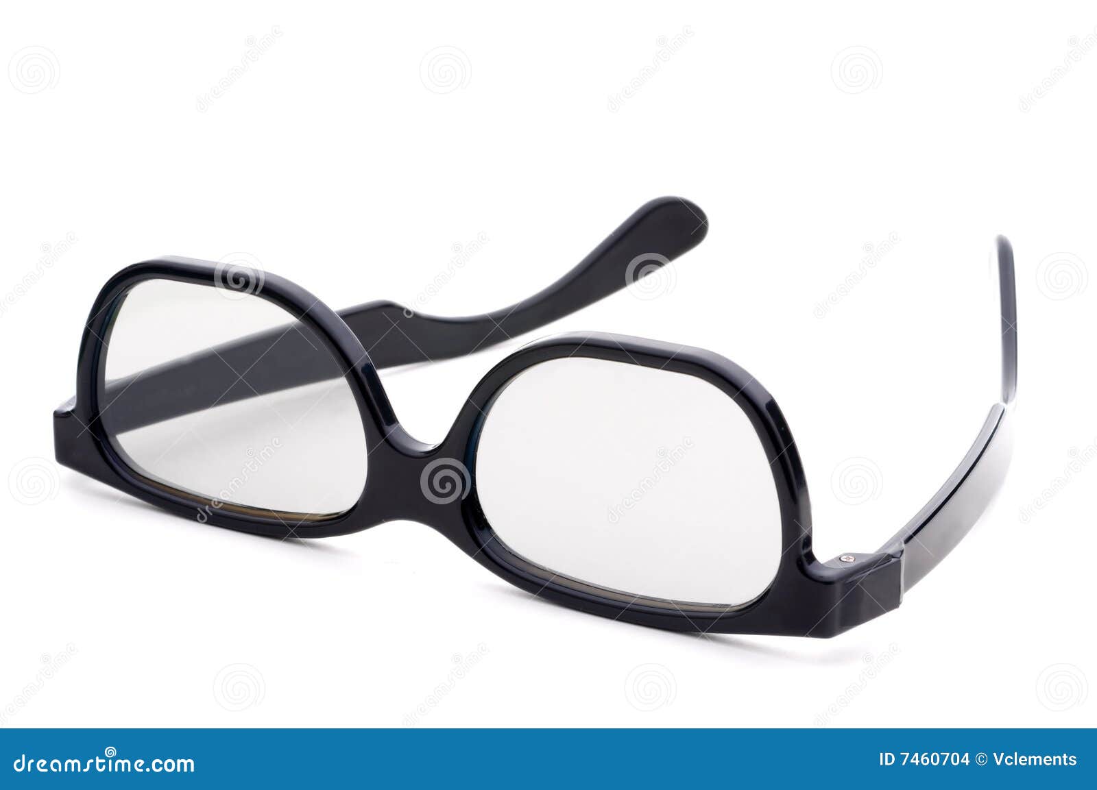 Black Eye-glasses With Tinted Lenses Stock Photo - Image of lens ...