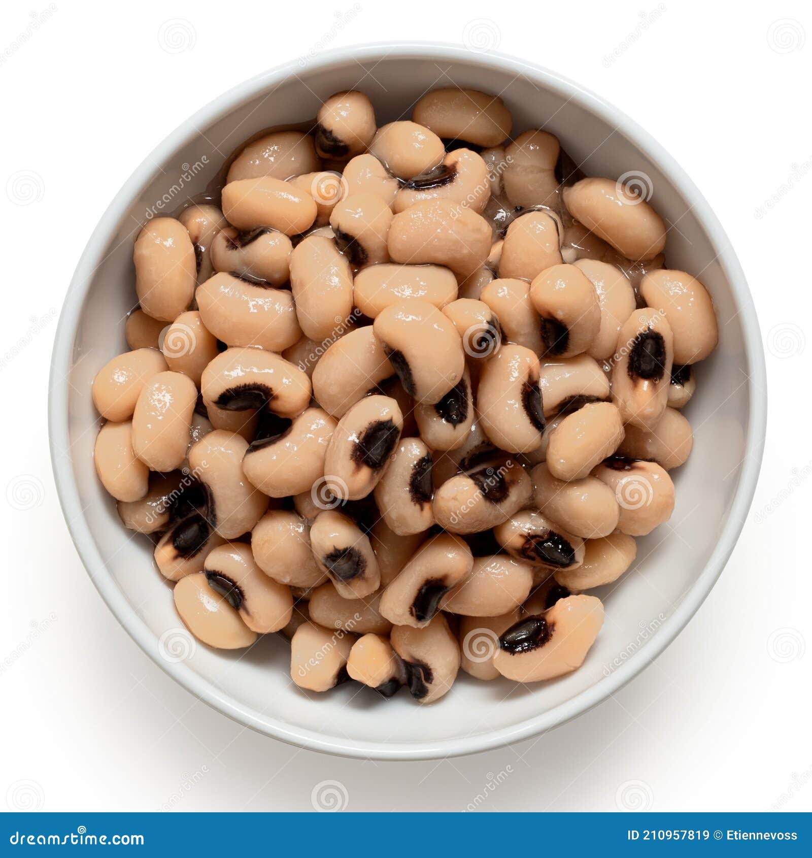 Blackeyed beans stock image. Image of cooked, peas 210957819