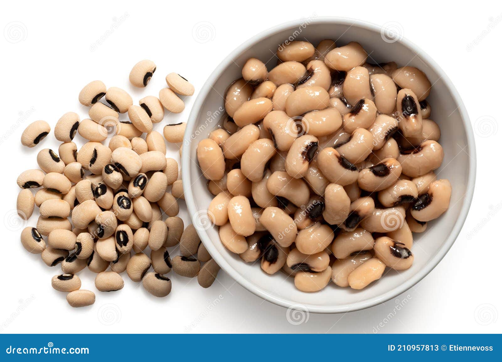 Blackeyed beans stock image. Image of healthy, dried 210957813