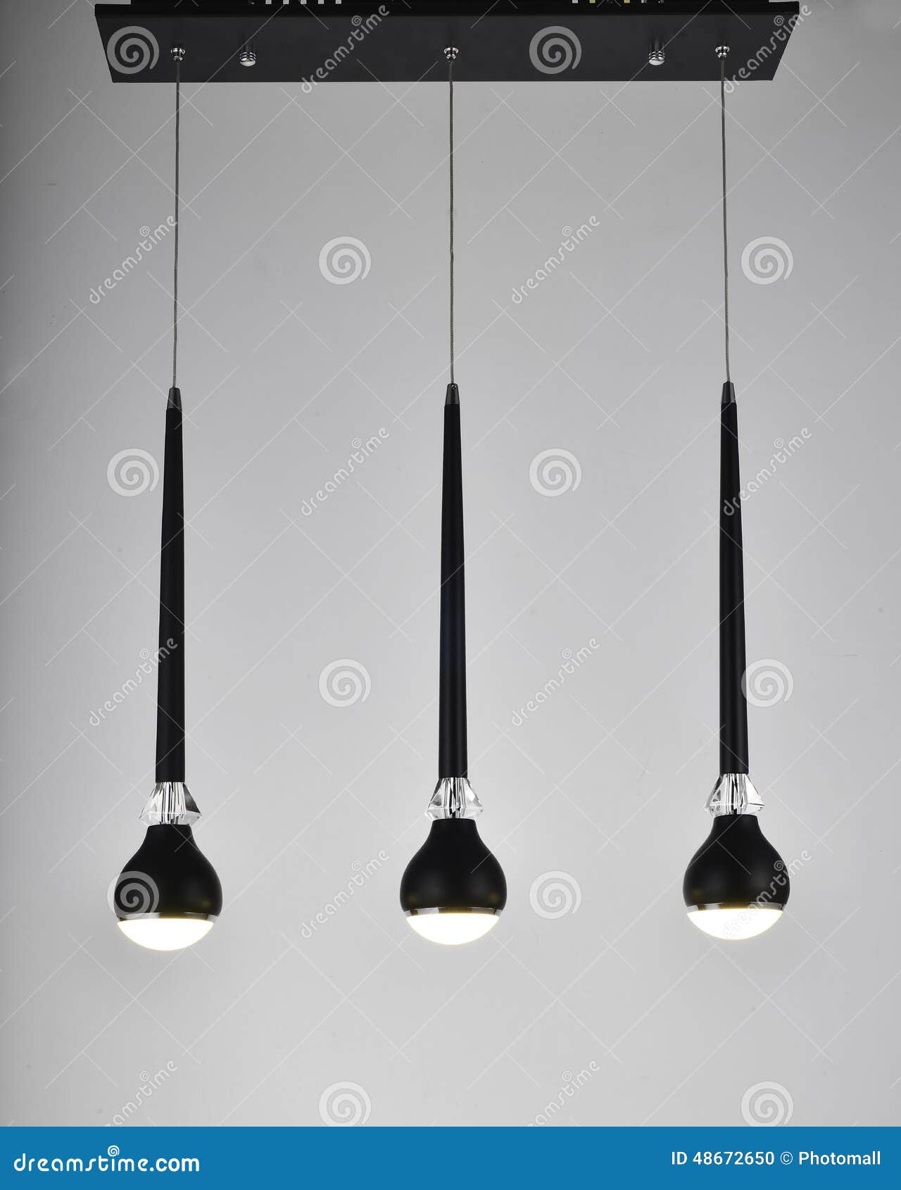 black fashionable crystal led chandelier lighting