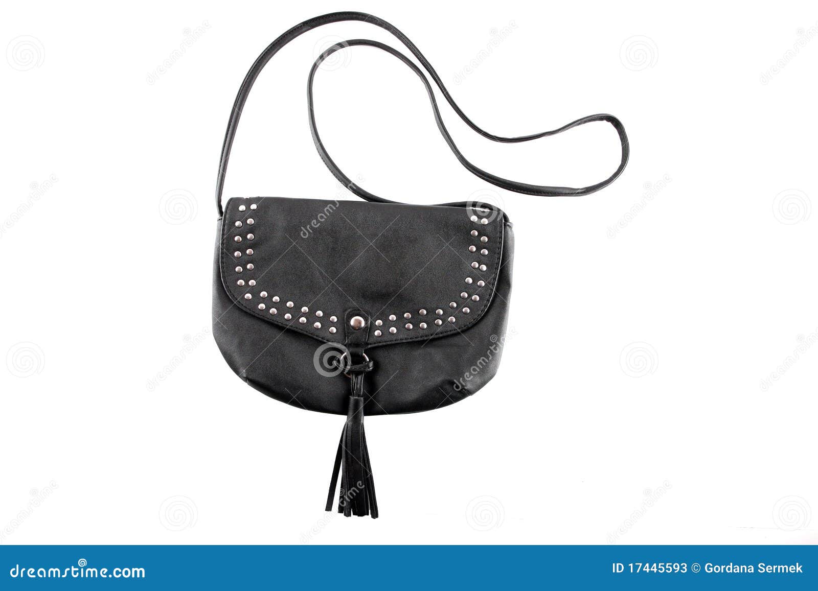 Black female purse stock image. Image of handle, close 17445593