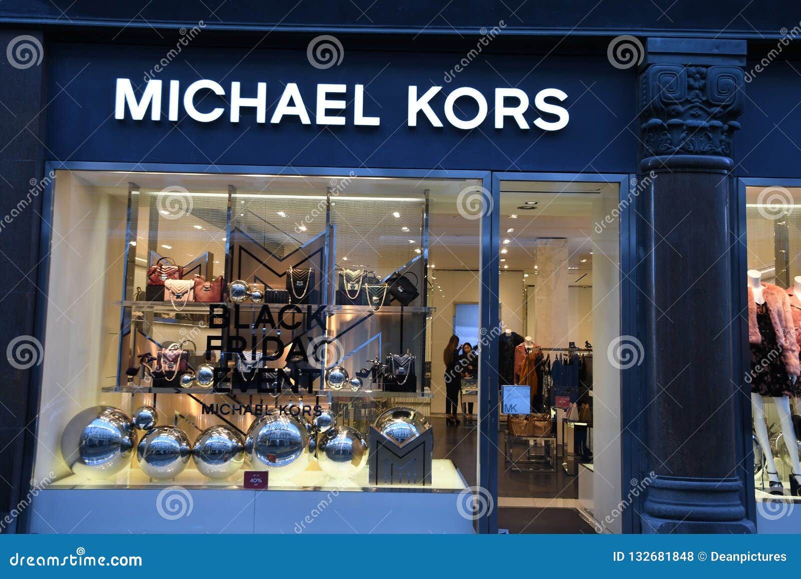 BLACK on MICHAEL KORS STORE in DENMARK Editorial Stock Photo - Image of finanse, denmark: