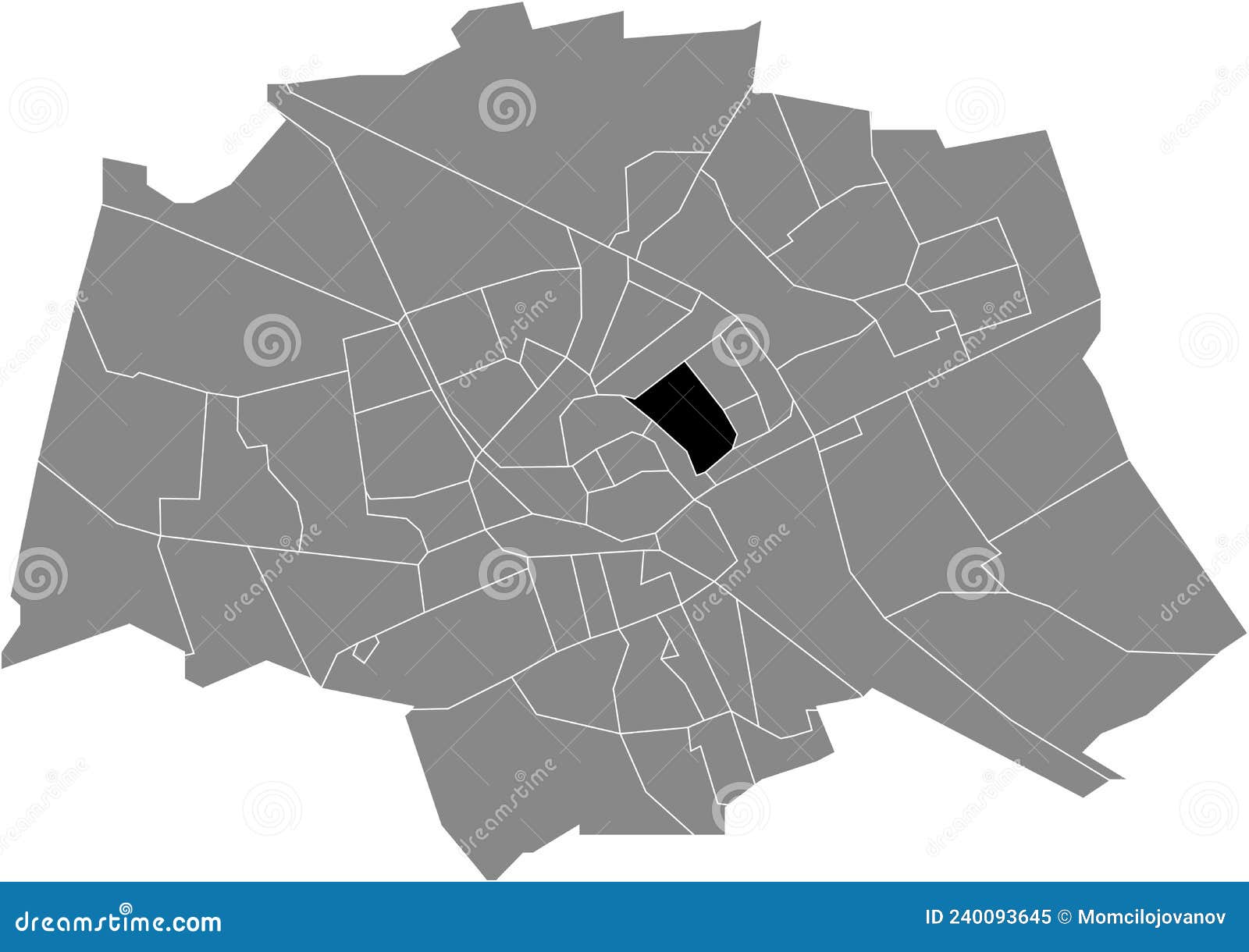 locator map of the gorechtbuurt neighborhood, groningen