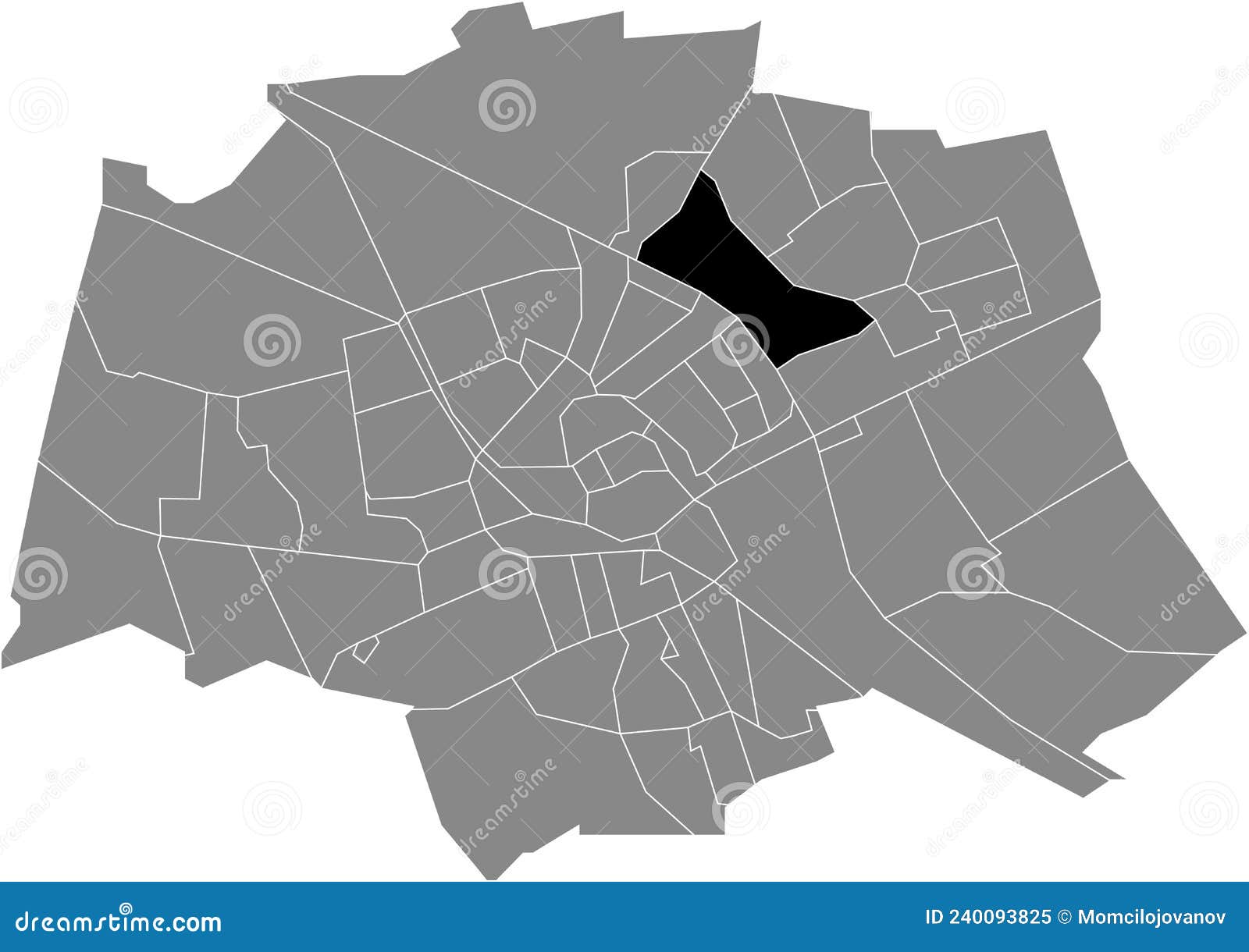 locator map of the ulgersmabuurt neighborhood, groningen