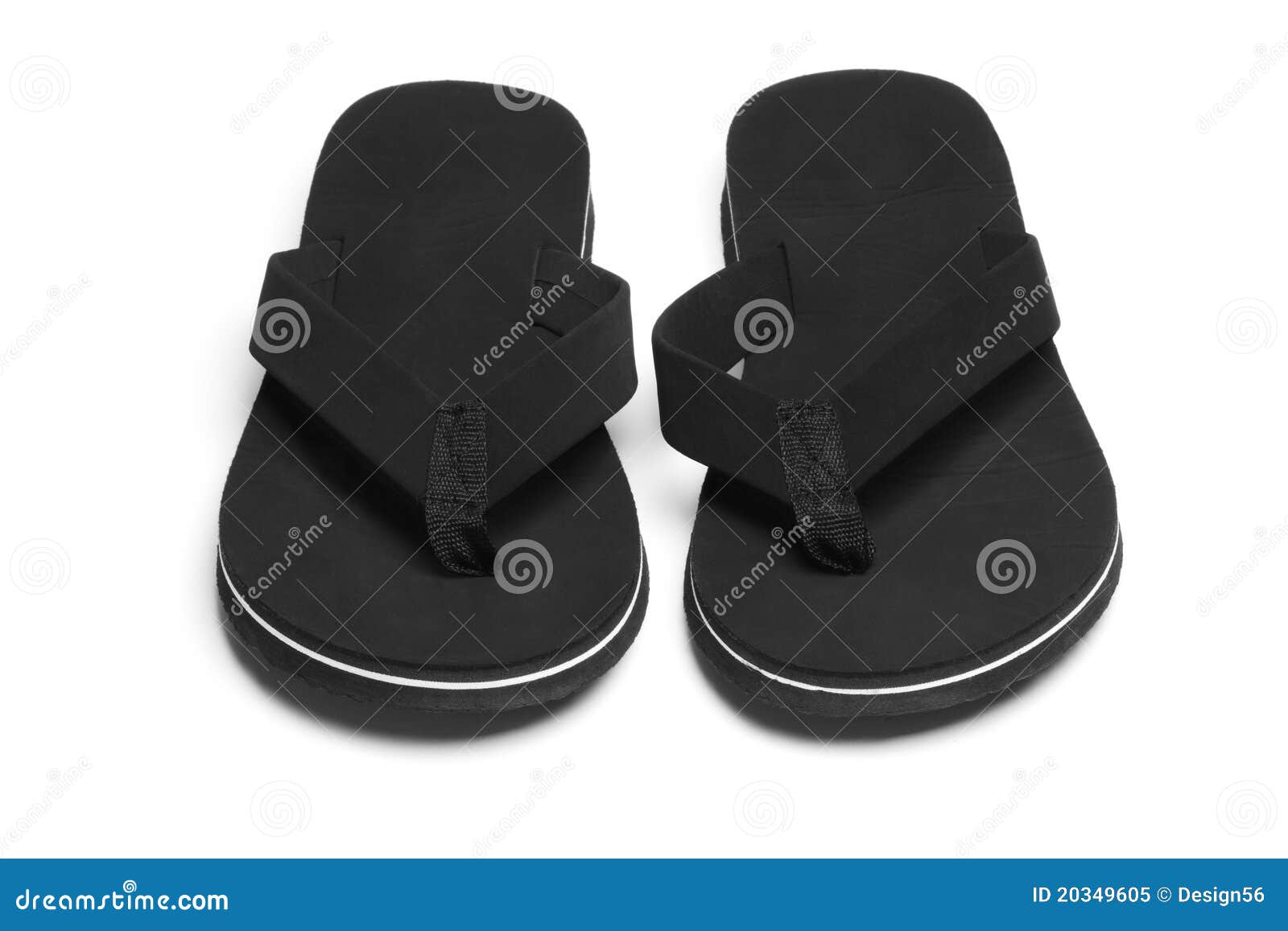 Black flip flops stock image. Image of strip, footwear - 20349605