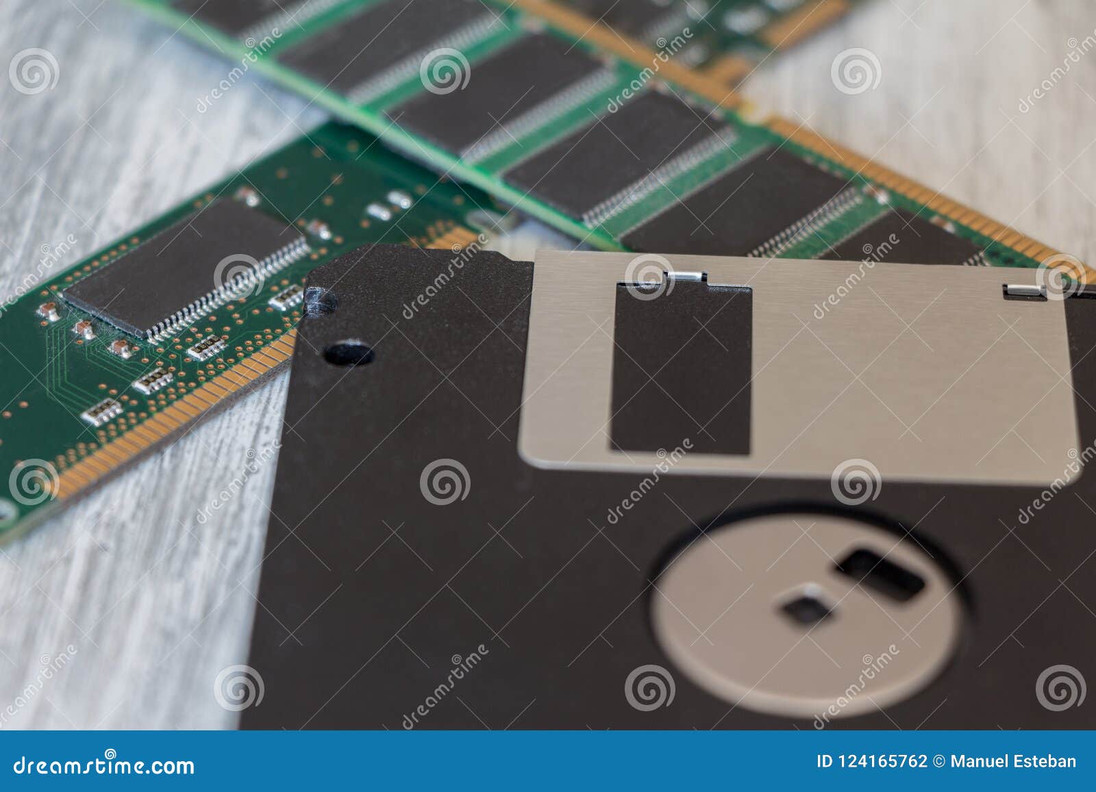 Black Floppy Disk and Computer Memory Stock Photo Image of vintage, gray 124165762