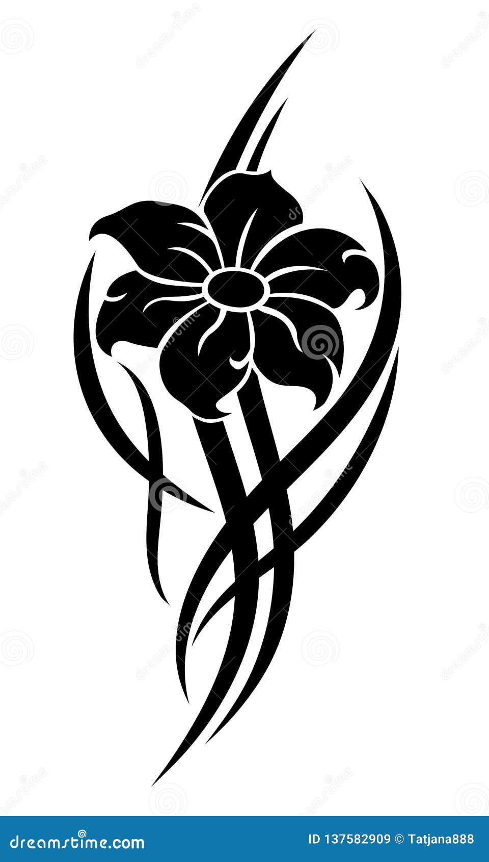 Black And White Tribal Tattoo Designs  ClipArt Best