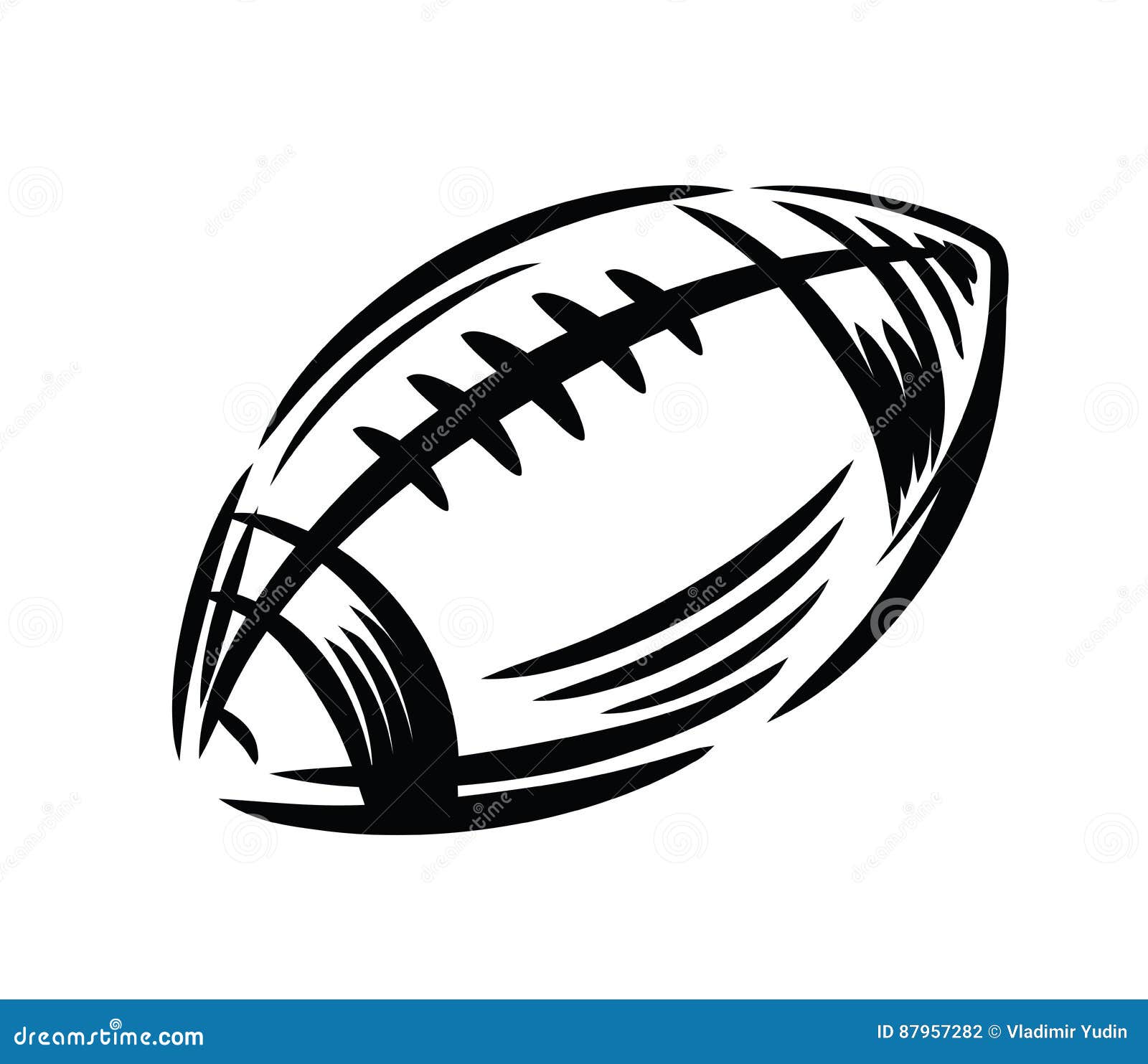 Black Football icon stock vector. Illustration of field 87957282