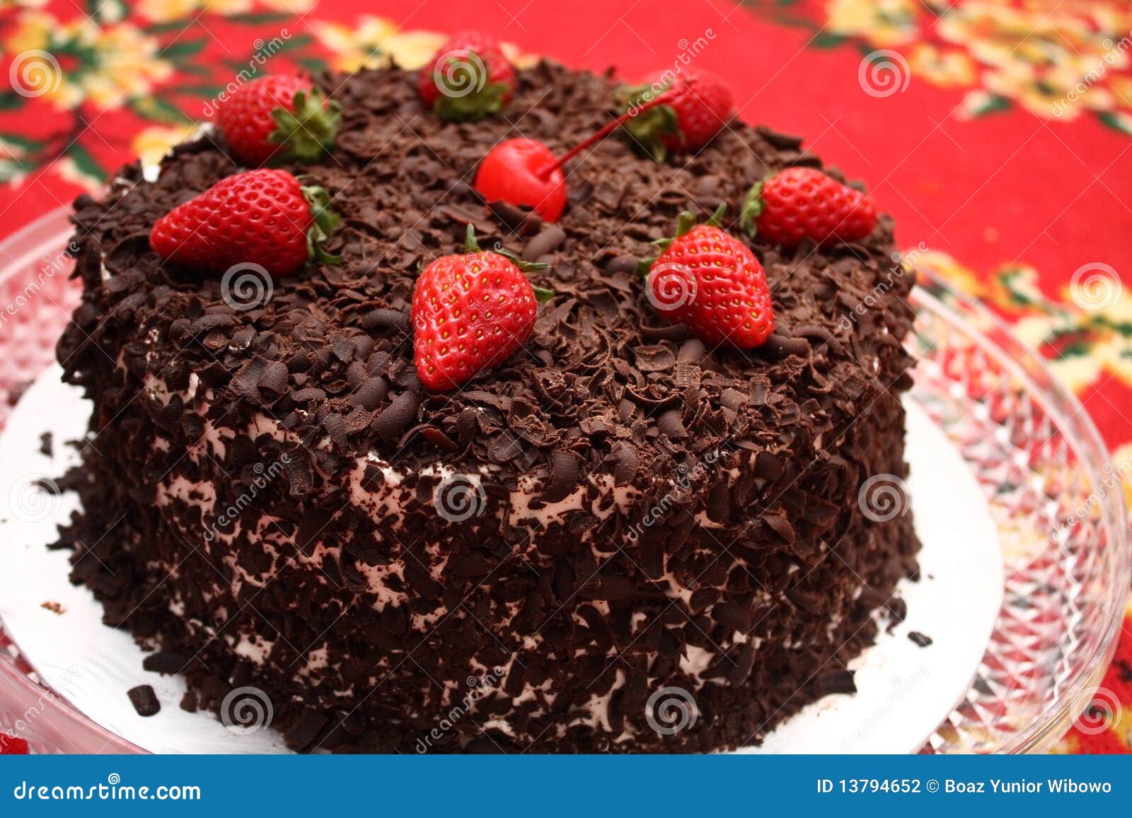 Black Forest Cake stock photo. Image of decorated, object - 13794652