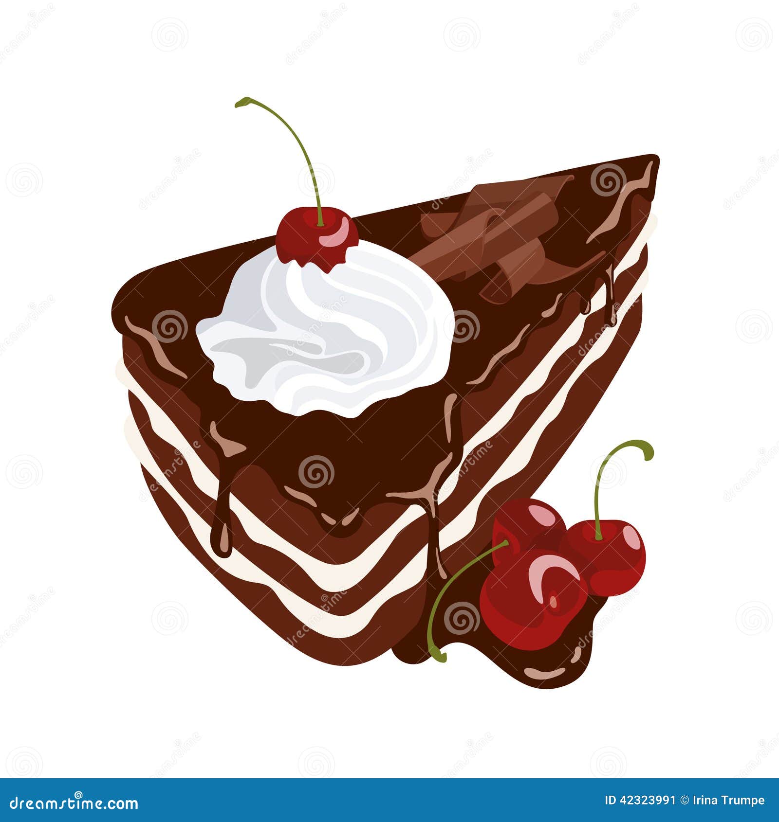 slice black forest gateau slice black forest gateau