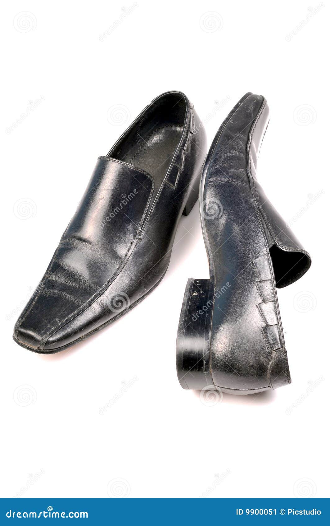 Black formal shoes stock image. Image of shine, slip, comfortable - 9900051