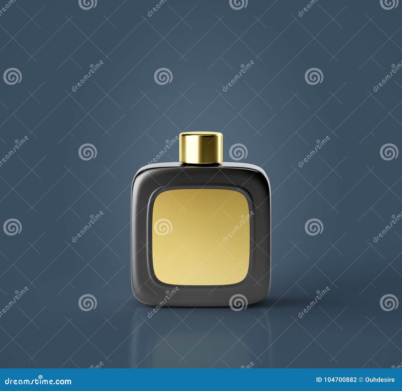 Black Fragrance Perfume Bottle Mockup Stock Illustration - Illustration of essence, label: 104700882