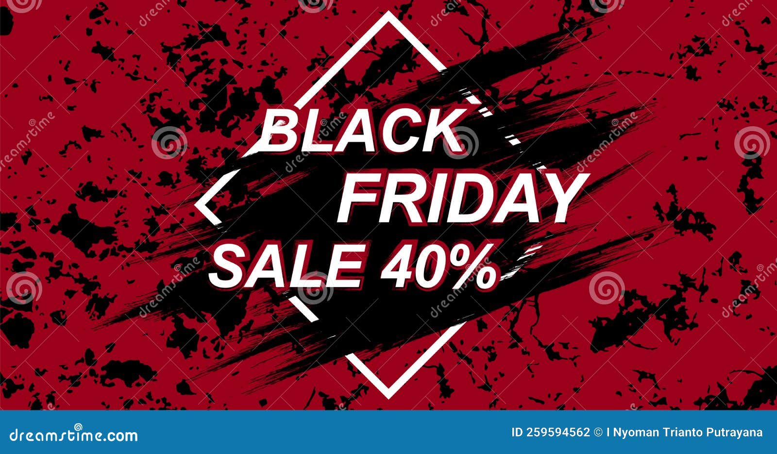 Black Friday Background with Brush Style Stock Vector Illustration of