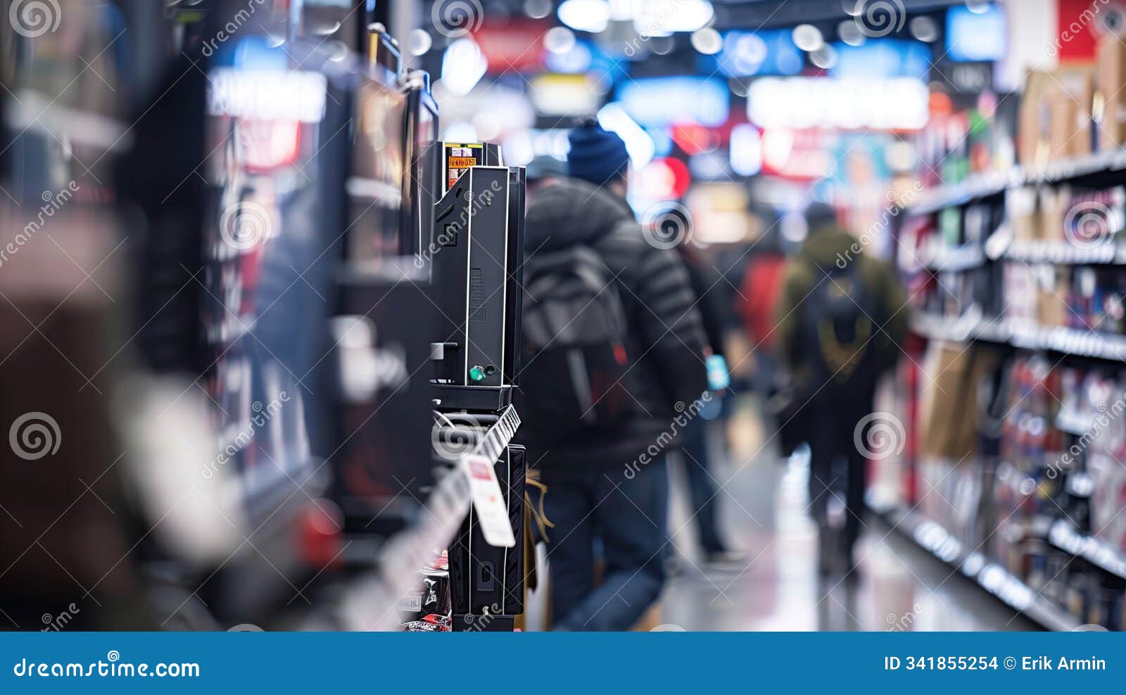 black friday doorbuster deals displayed in a busy retail store