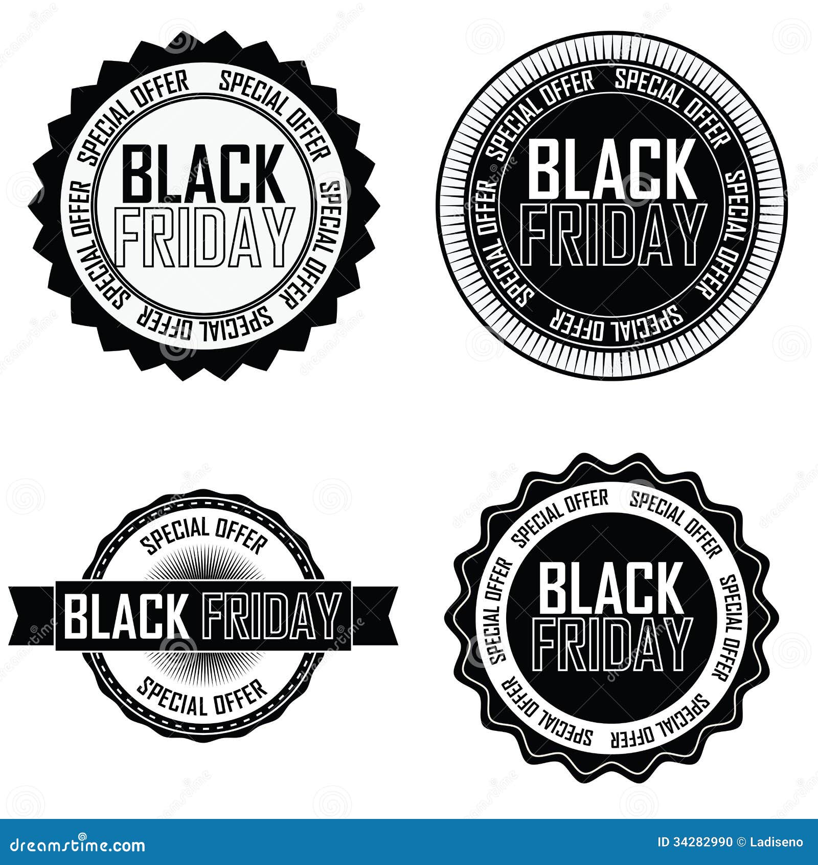 Black Friday Labels stock illustration. Illustration of service 34282990