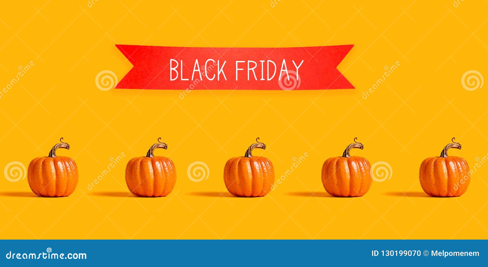 Black Friday with Orange Pumpkins Stock Illustration Illustration of