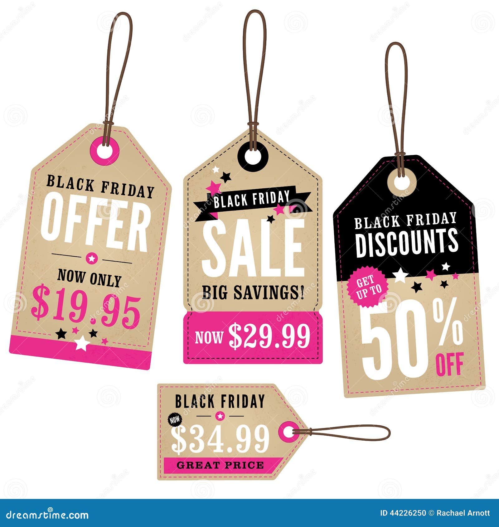Black Friday Retail Labels stock vector. Illustration of pinstripe