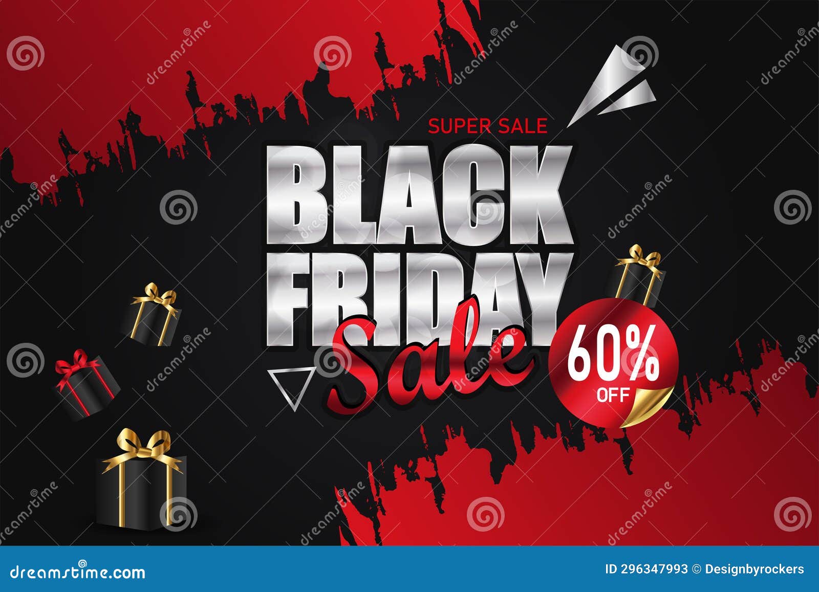 Black Friday Sale is an Annual Shopping Event Stock Vector
