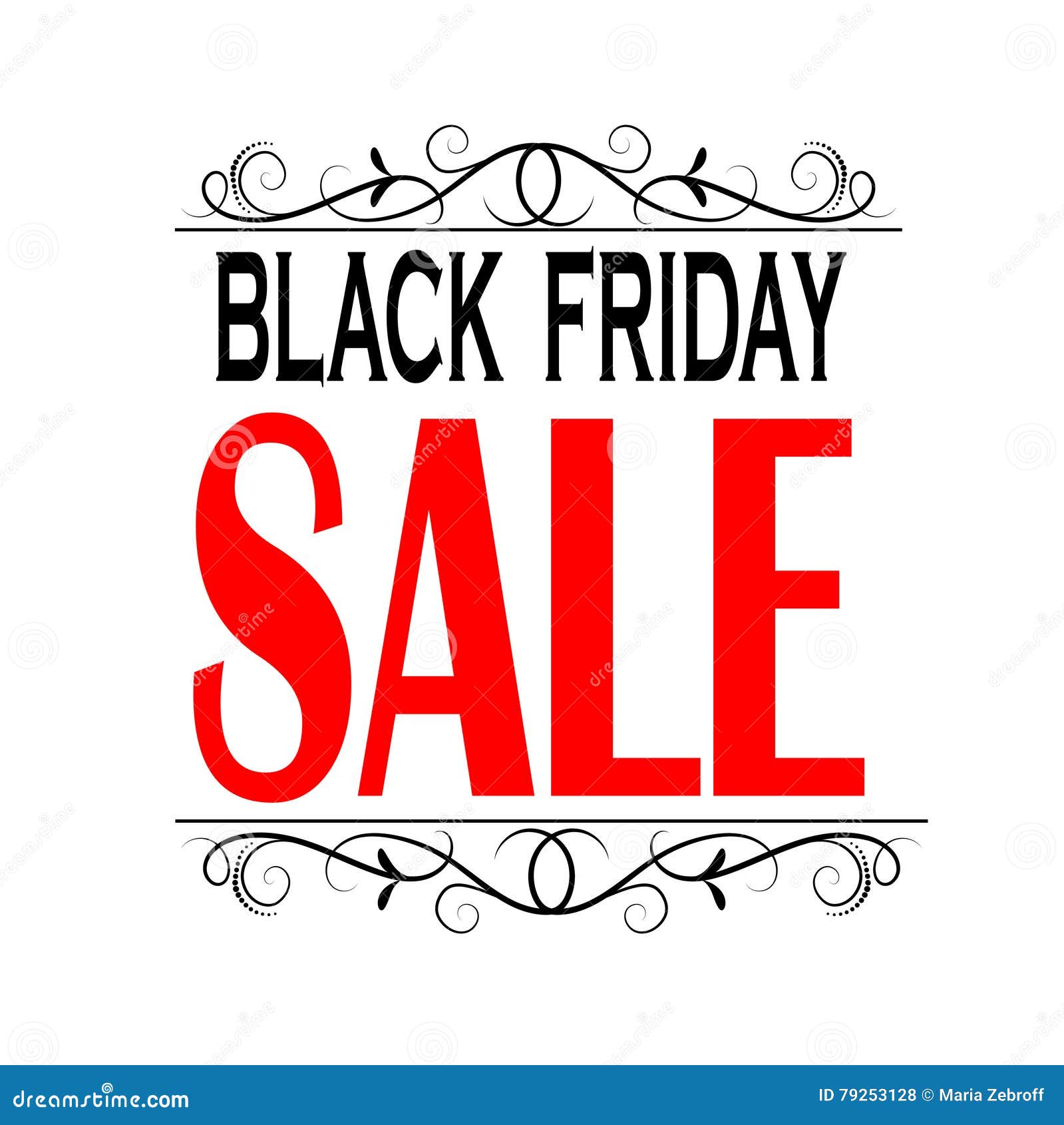 Black friday sale banner. stock vector. Illustration of advert 79253128