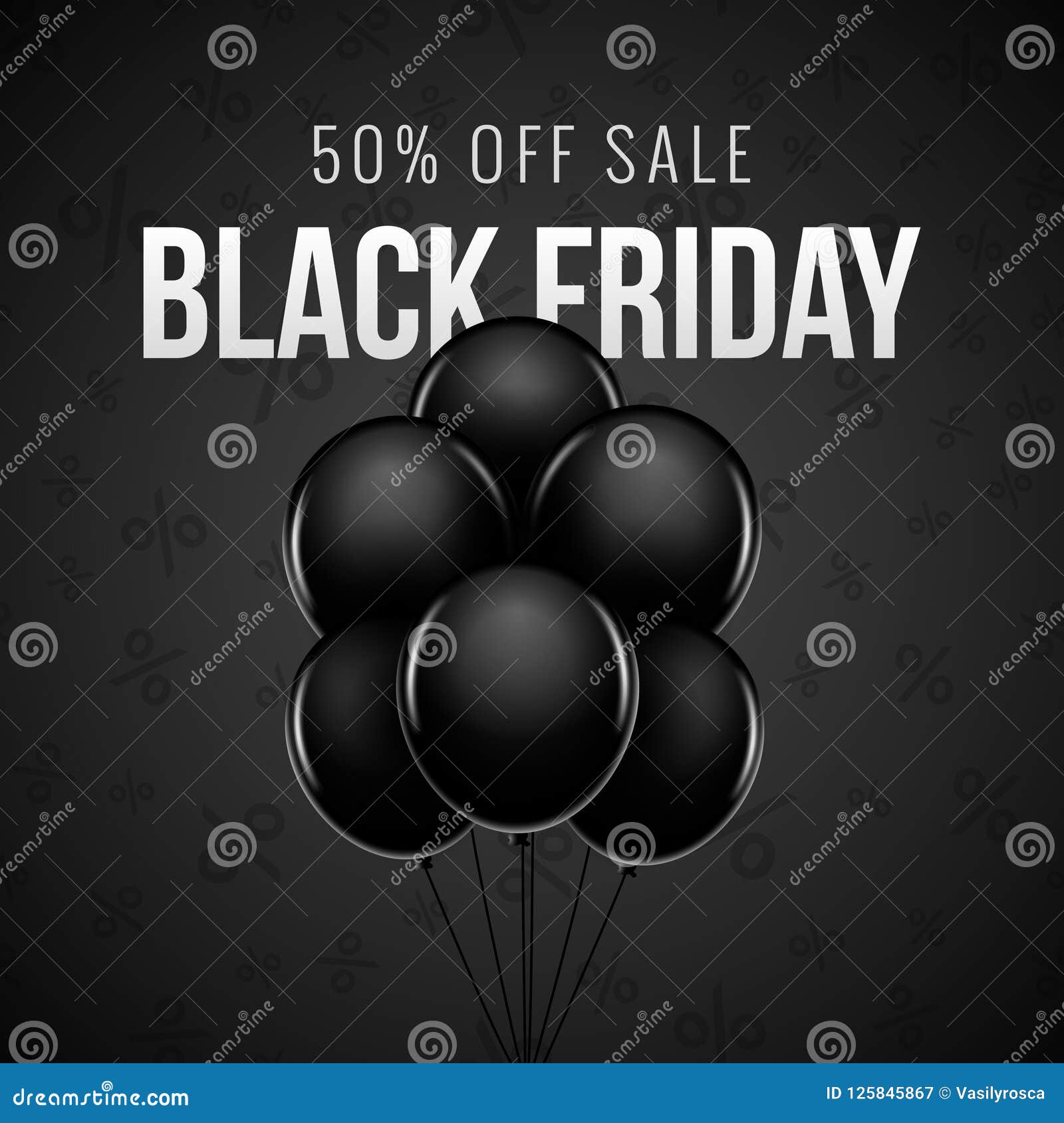 Décoration ballon black friday