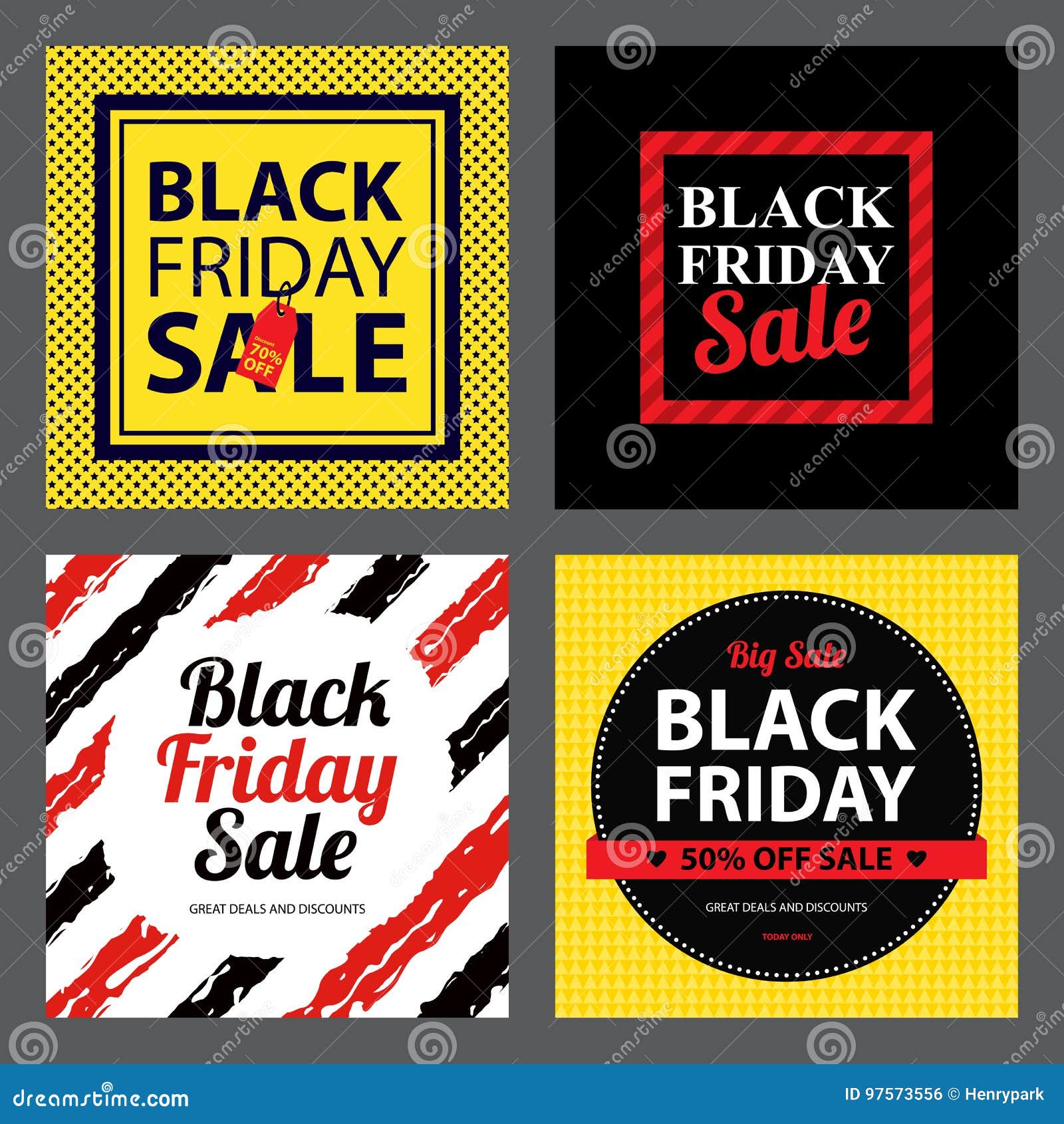 Black friday sale card stock vector. Illustration of coupon 97573556
