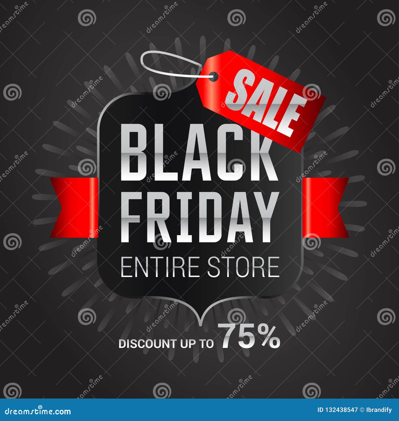 Black Friday Sale Card Design Vector Stock Vector - Illustration of - Will There Be Black Friday Deals On Vector
