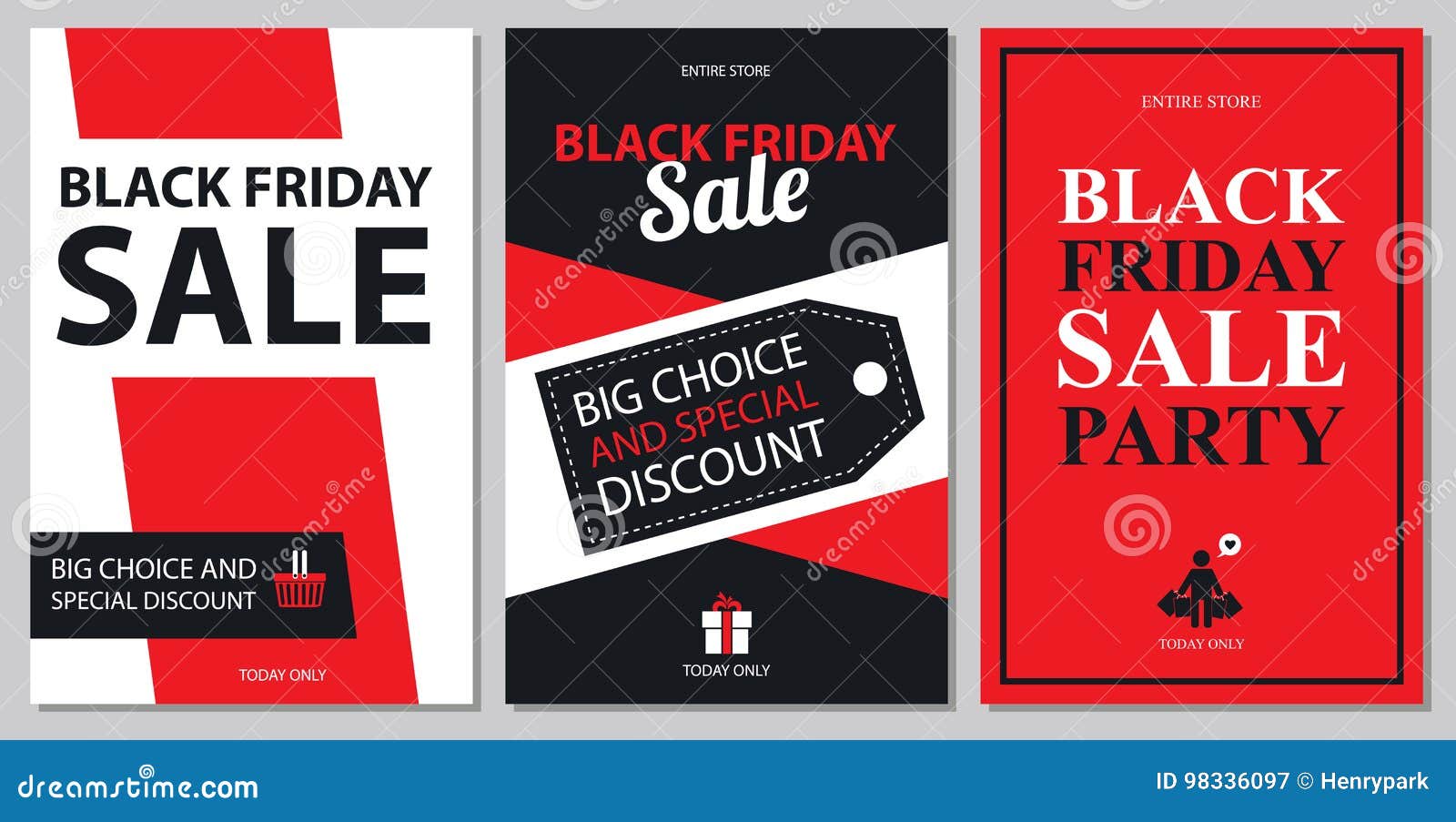 Black Friday Sale Card Sets Stock Vector - Illustration of commerce