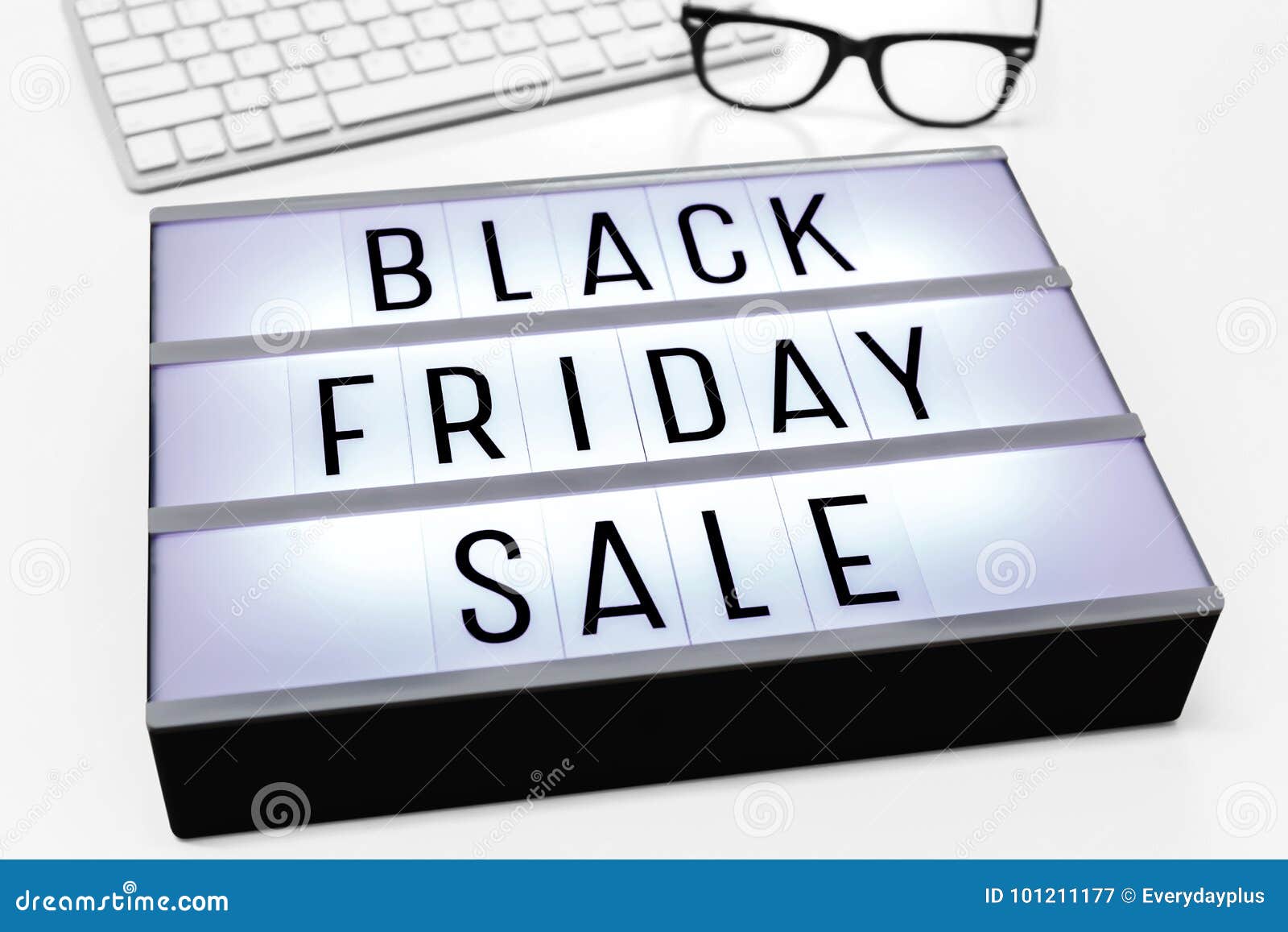 Black Friday Sale with Computer Keyboard Stock Image Image of event