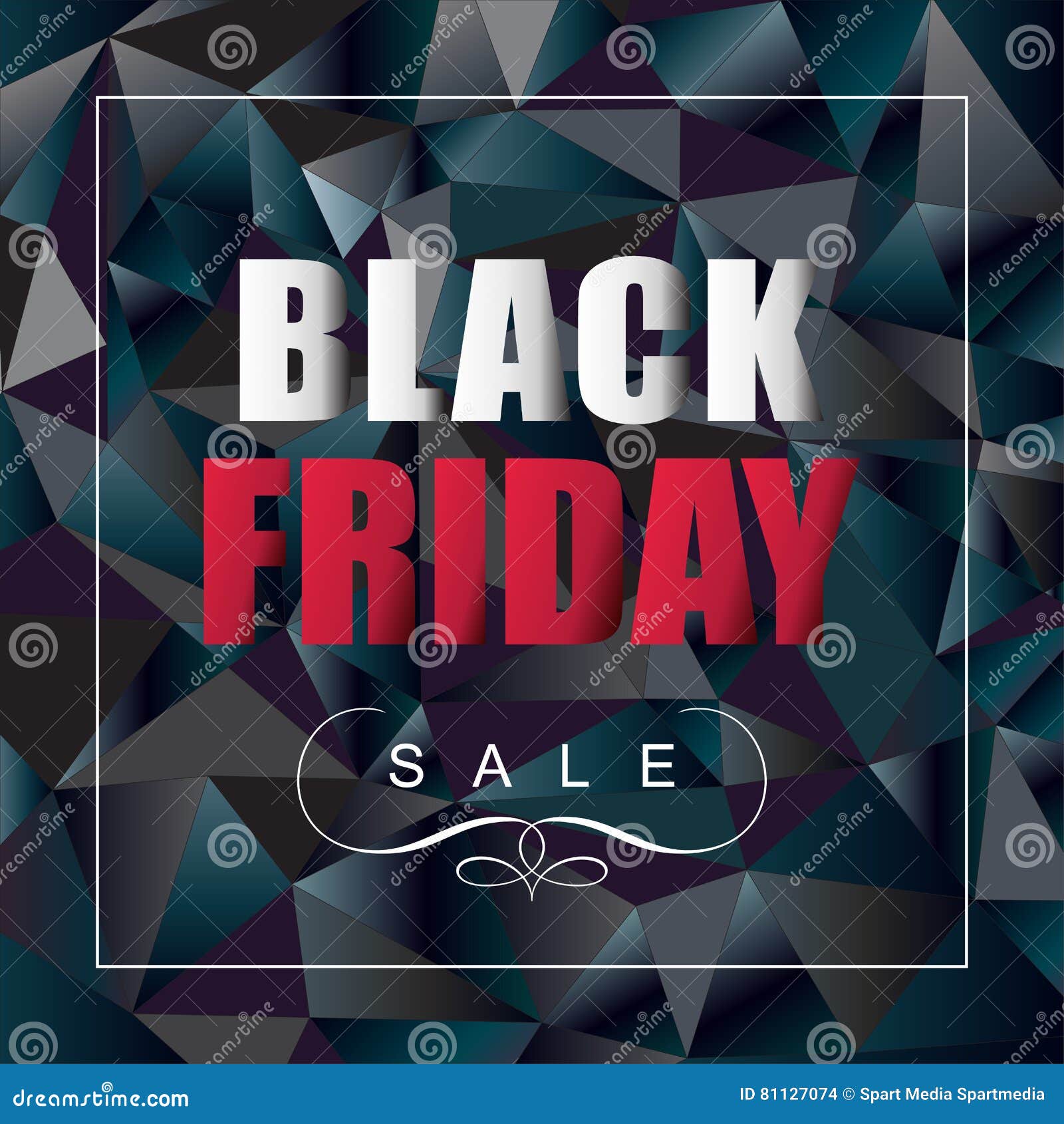 Black Friday Sale Discount Banner Geometric Abstract Modern Background