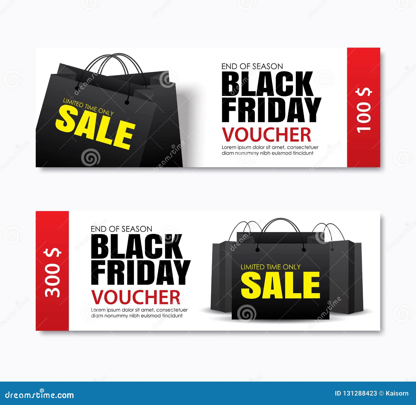 shopping bag black Friday super sale social media banner template -  MasterBundles