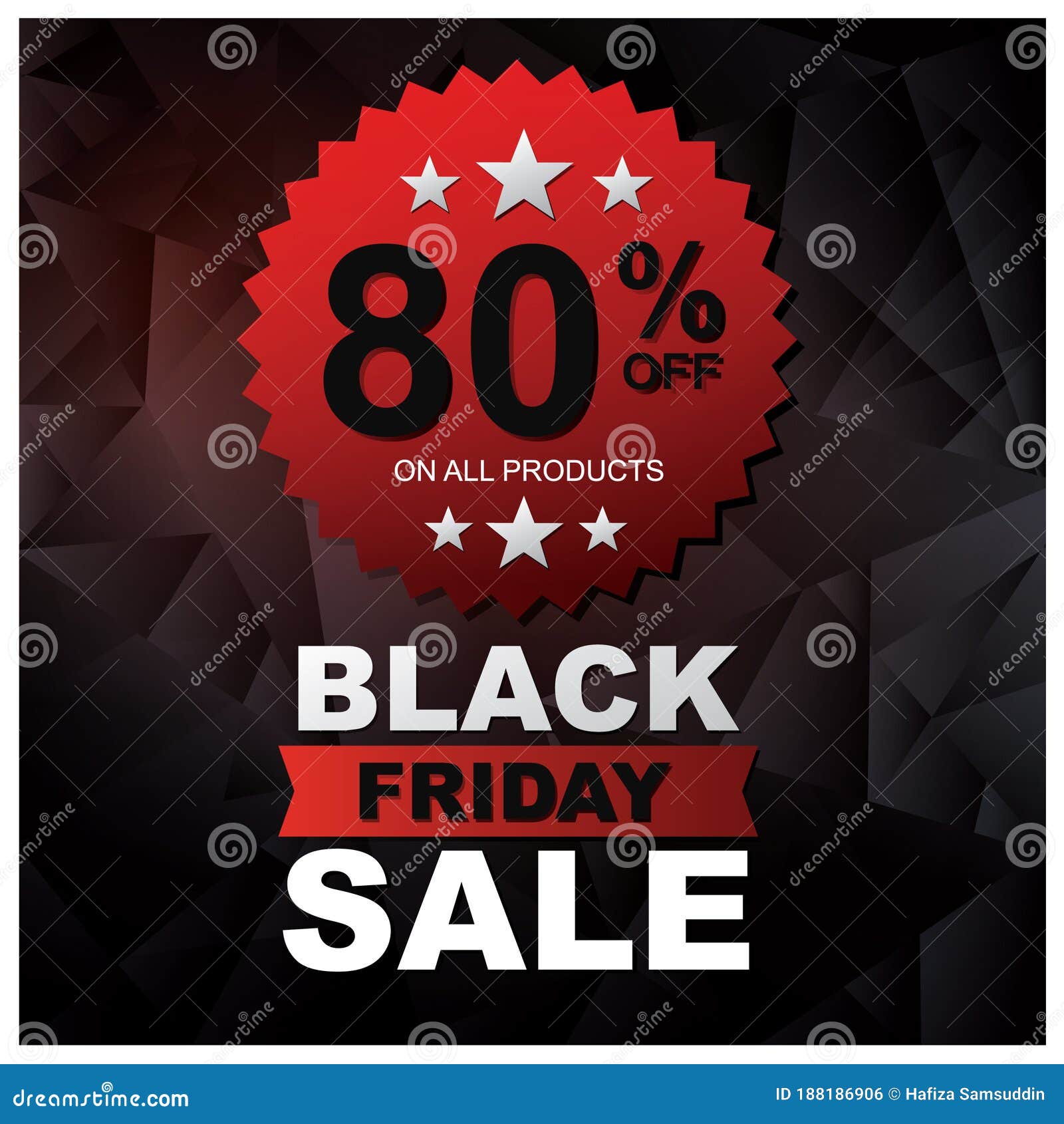 Black Friday Sale Wallpaper. Vector Illustration Decorative Design