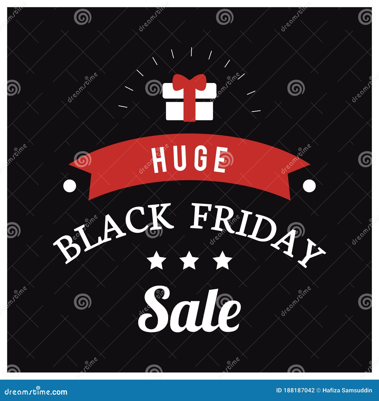 Black Friday Sale Wallpaper. Vector Illustration Decorative Design