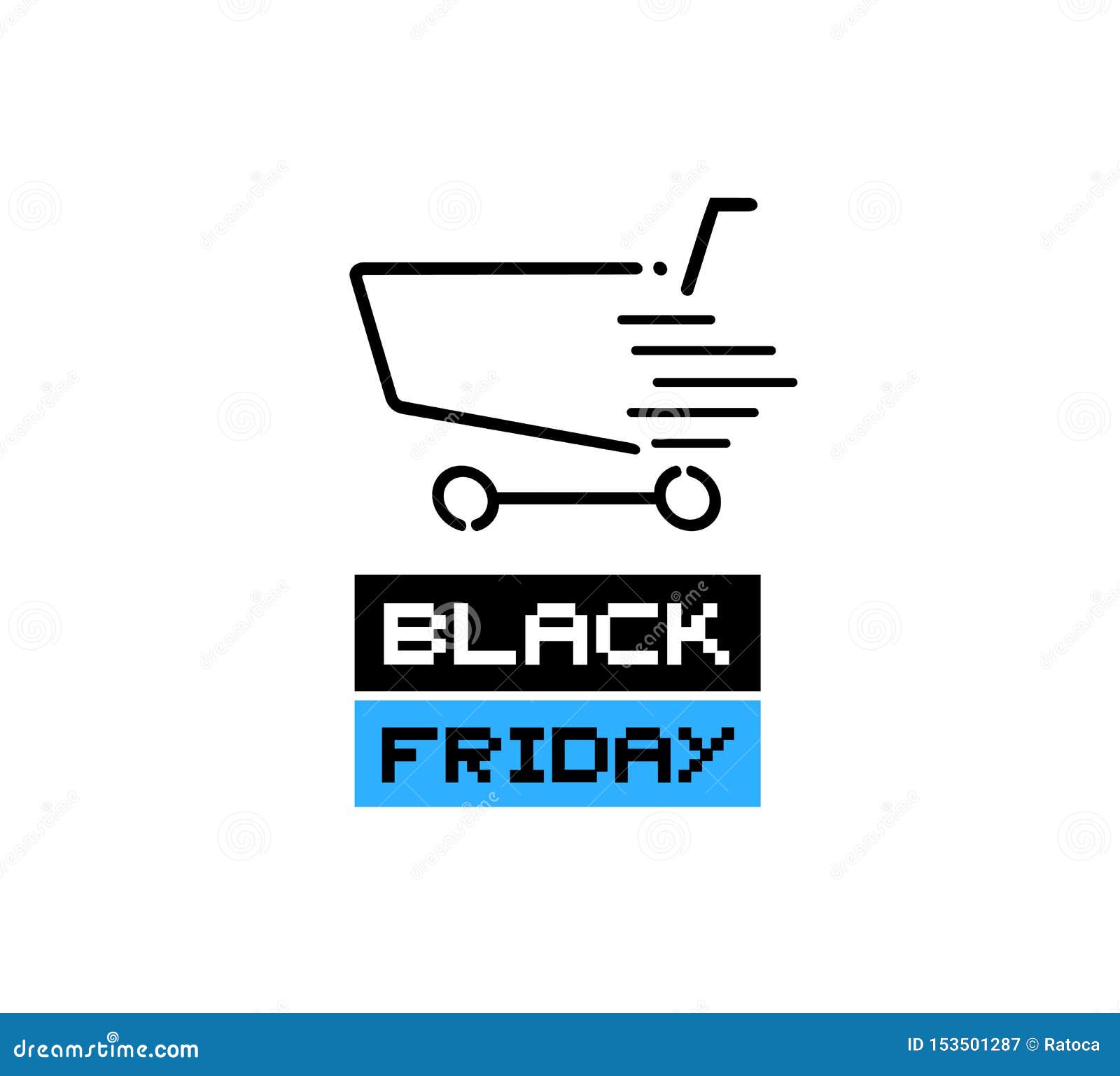 black friday shopping cart 