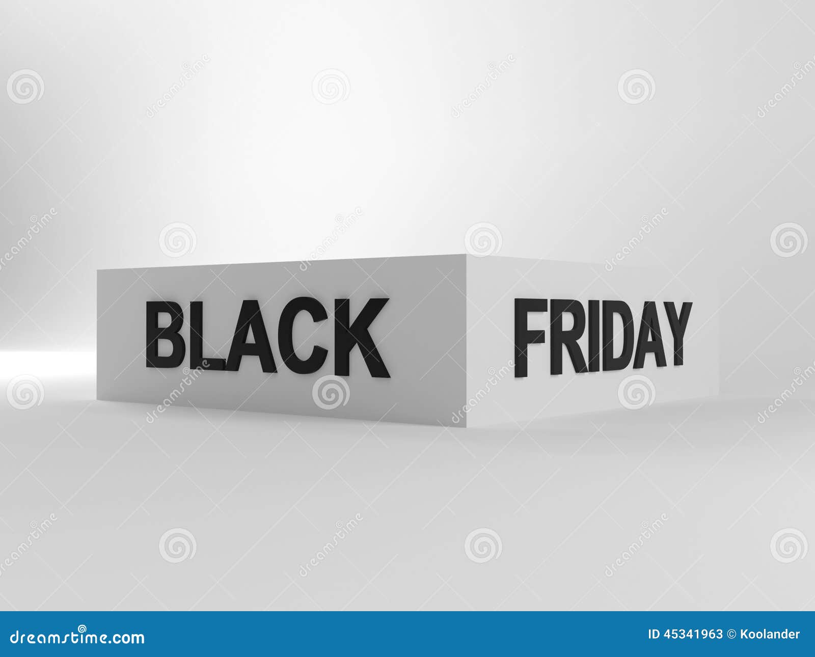 Black Friday stock illustration. Illustration of cube - 45341963