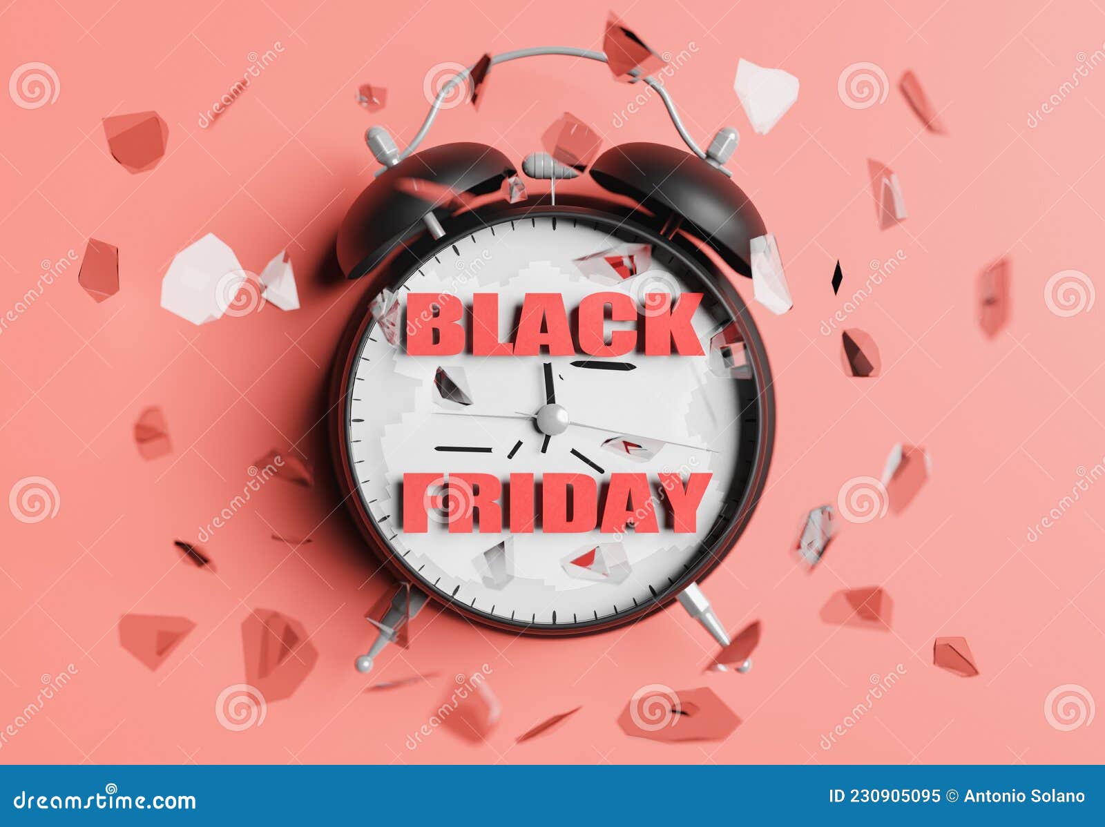 Black friday time concept stock illustration. Illustration of friday