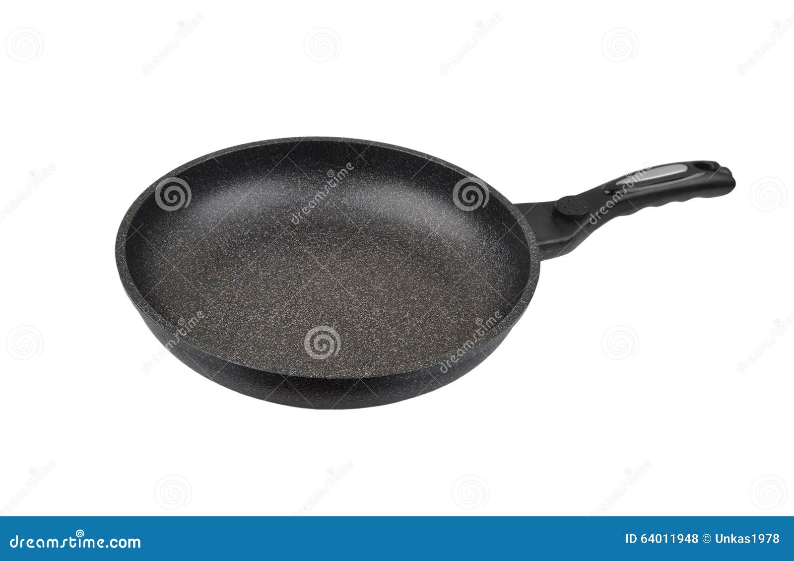 Black frying pan stock photo. Image of metal, household 64011948