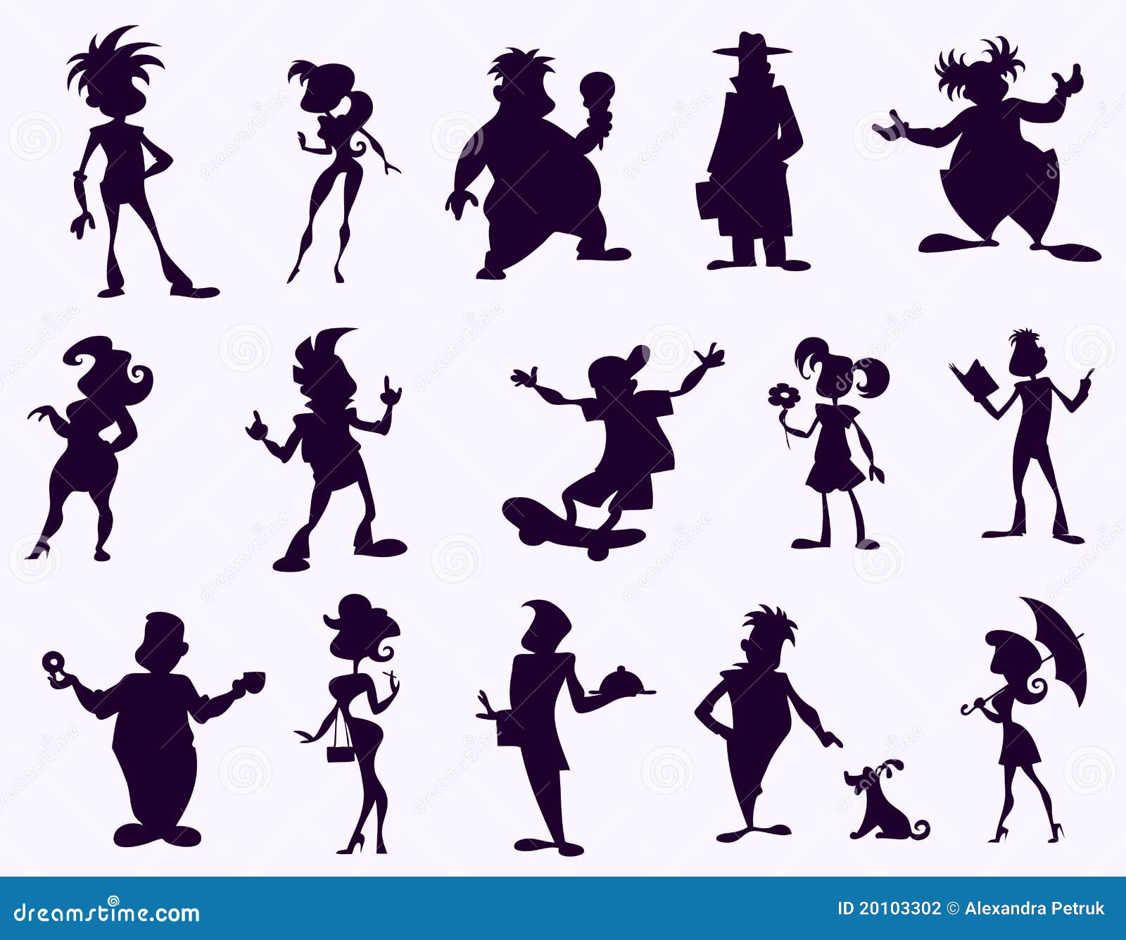 Funny Silhouette Svg