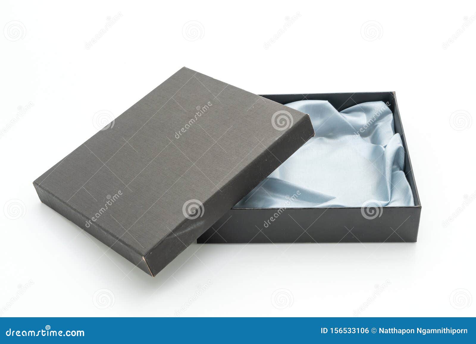 Black Gift Box on White Background Stock Photo - Image of packaging