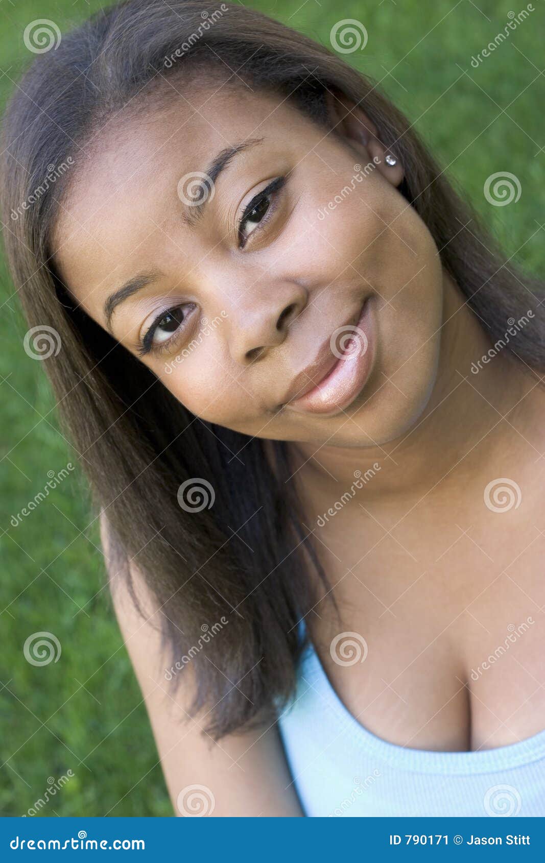 black teenage girl faces